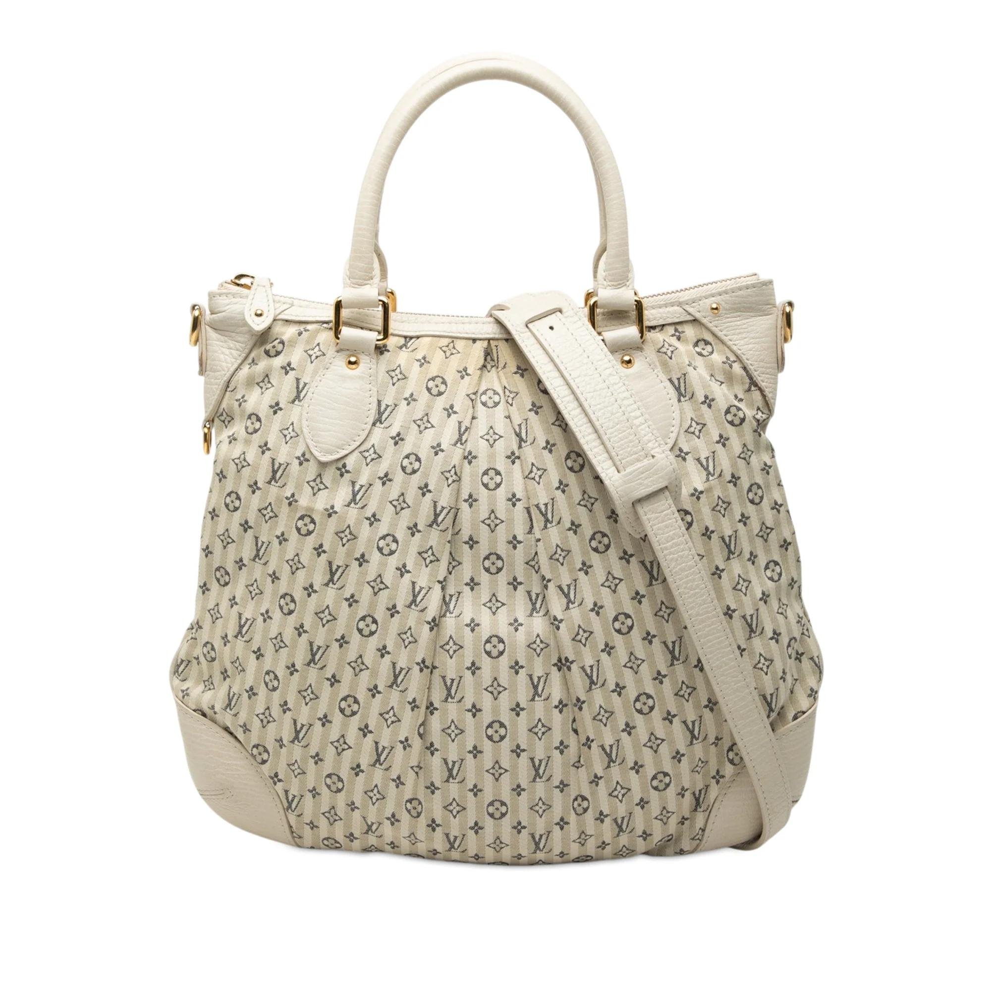 Croisette leather satchel