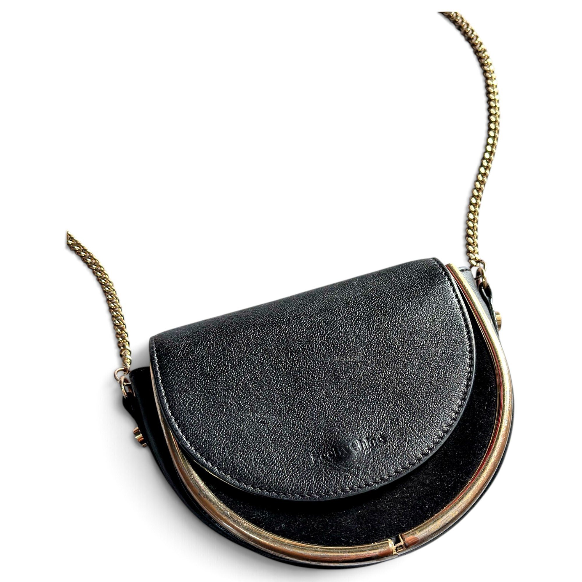 Leather crossbody bag