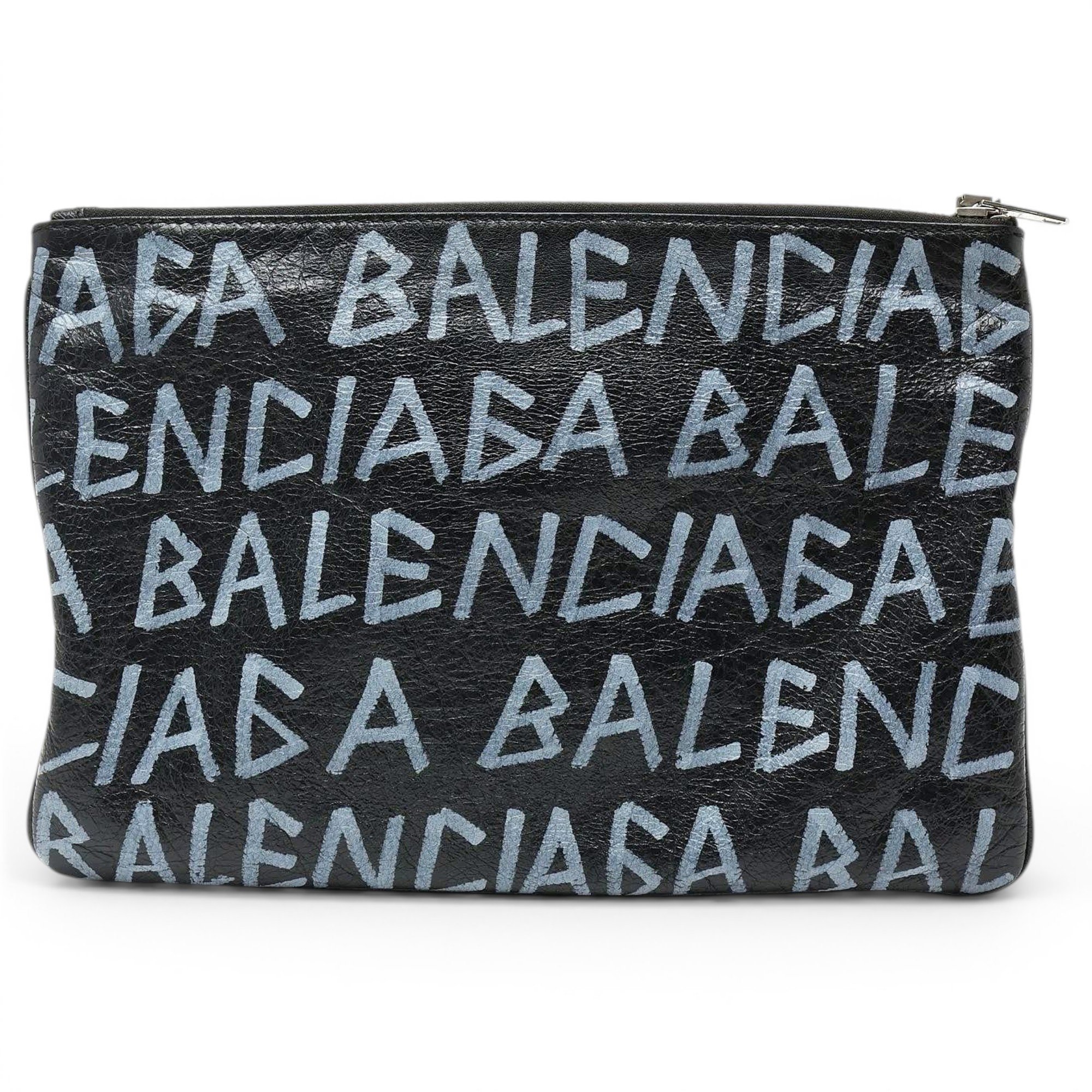 Patent leather clutch bag
