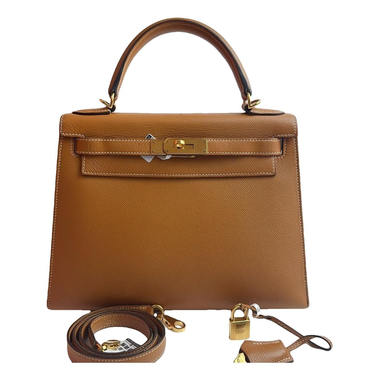 Hermes Kelly 28 leather handbag