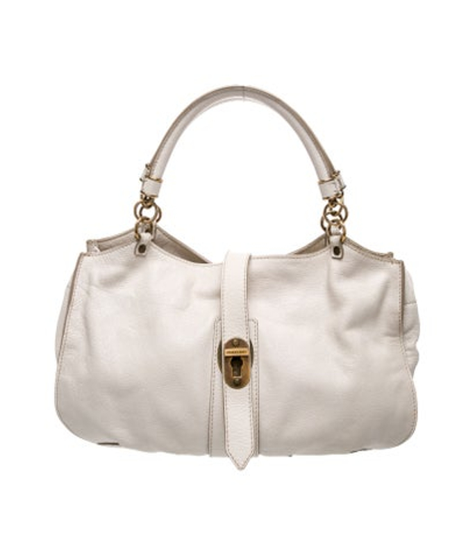 Burberry Leather Creighton Hobo Medium