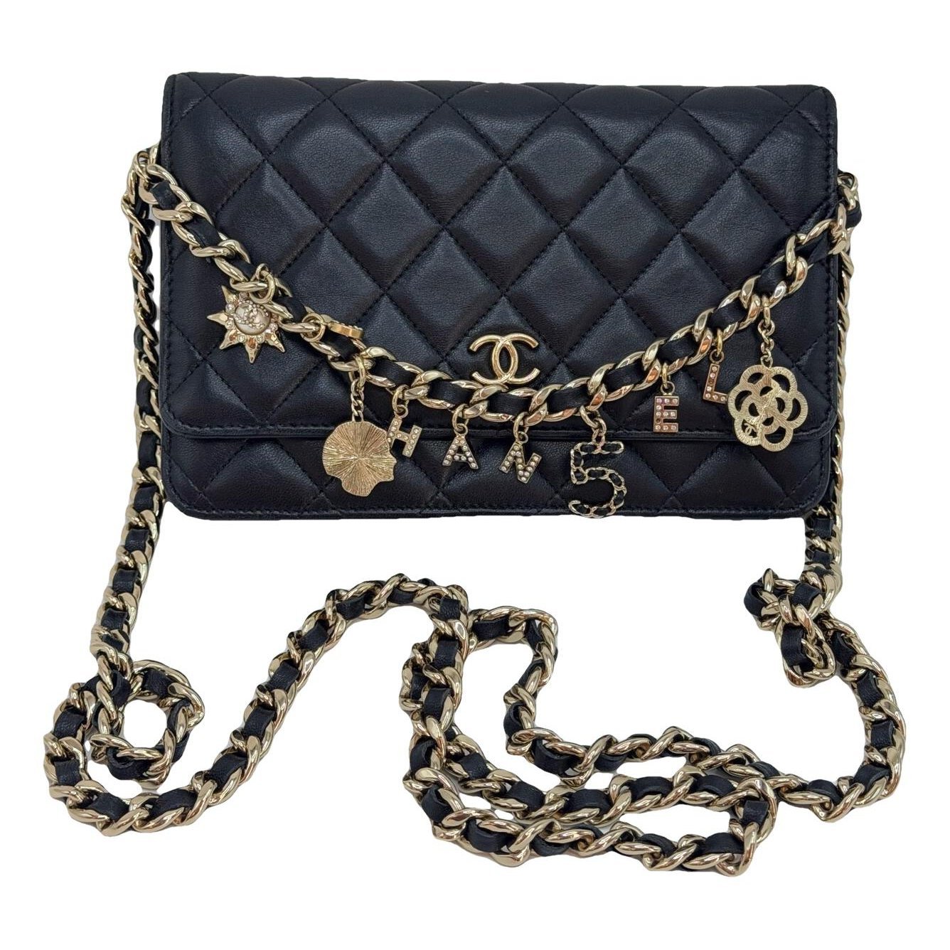Wallet On Chain Timeless/Classique leather crossbody bag