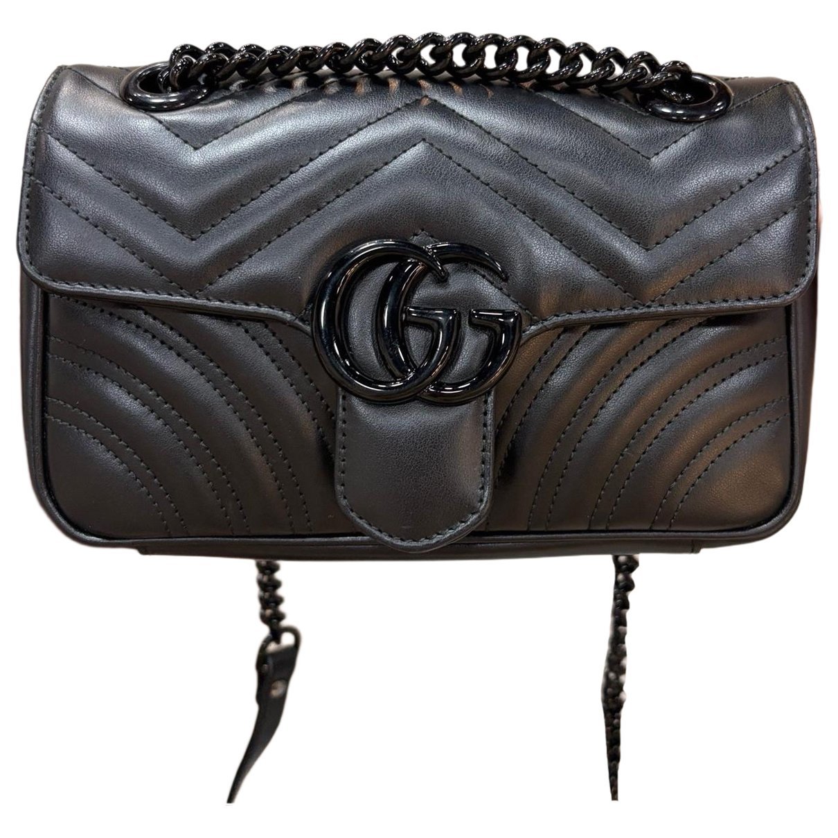 GG Marmont Flap leather handbag