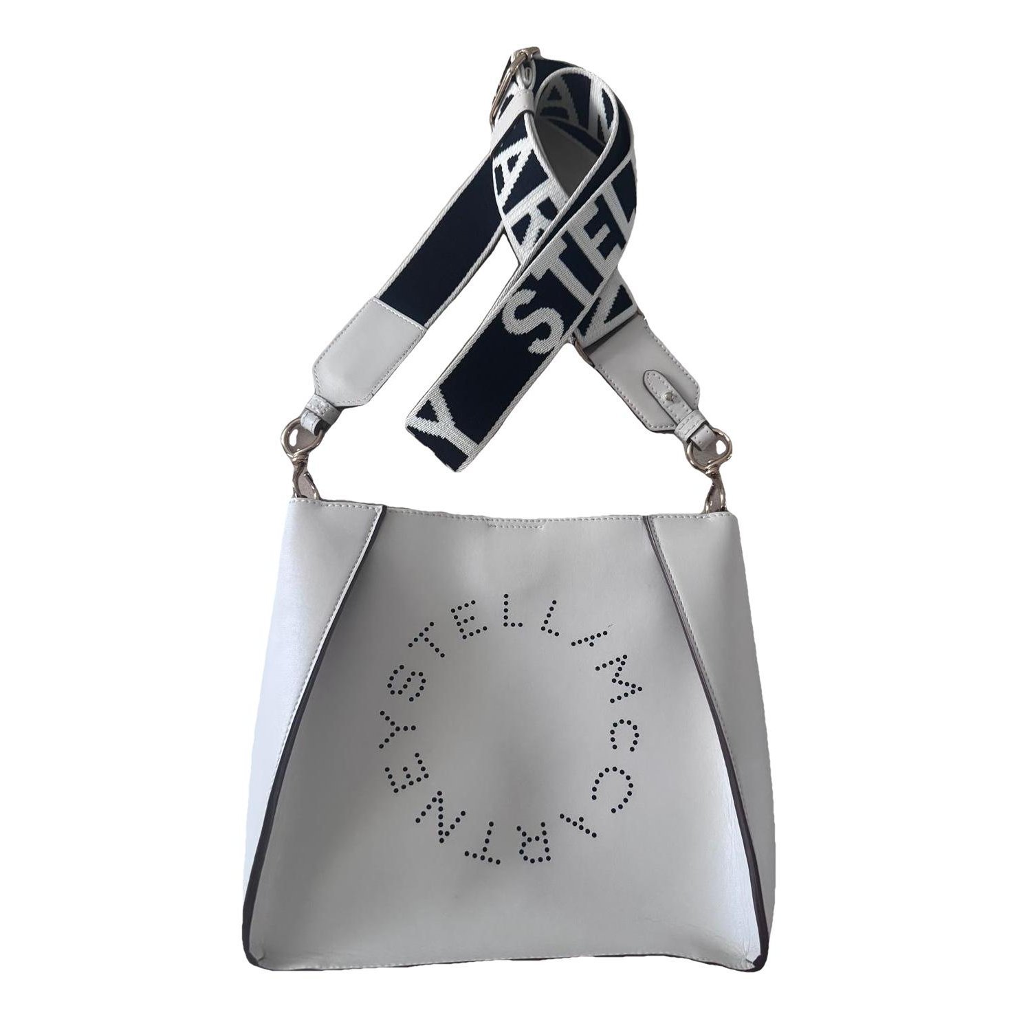 Logo vegan leather crossbody bag