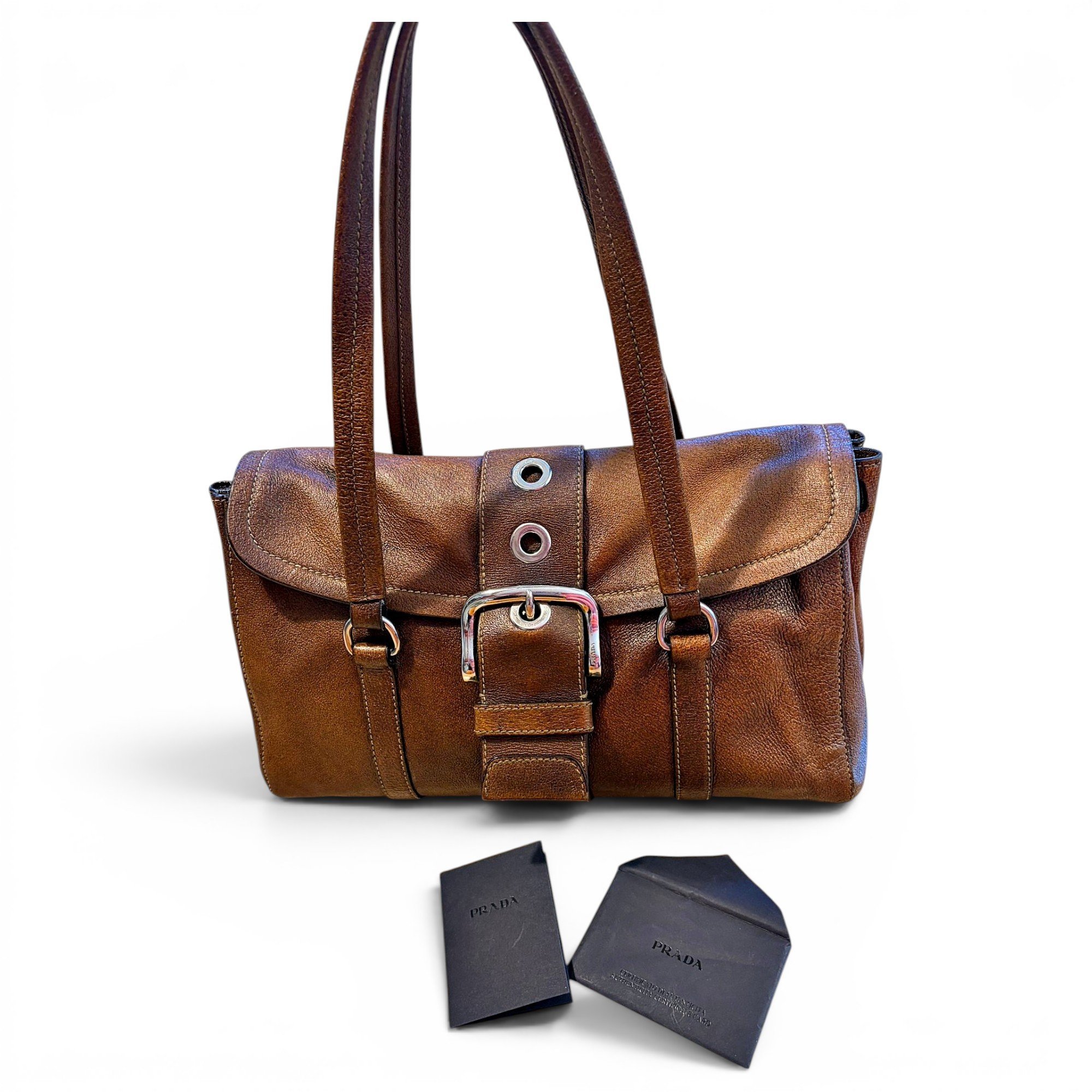 Leather tote