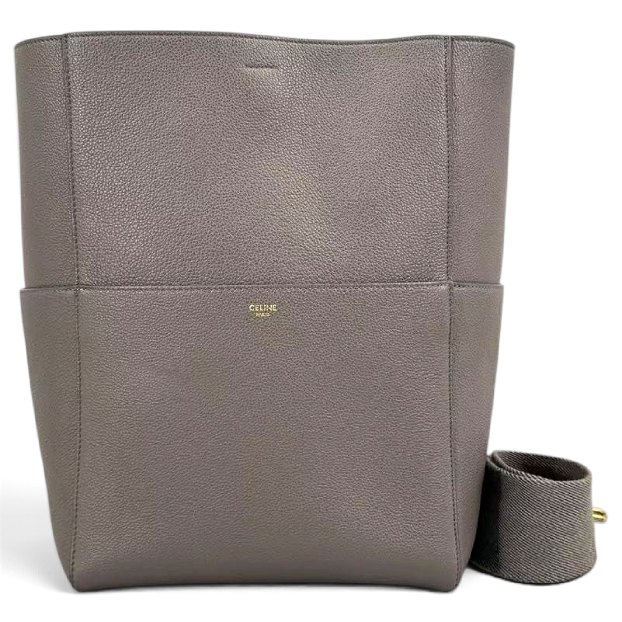 Seau Sangle leather tote