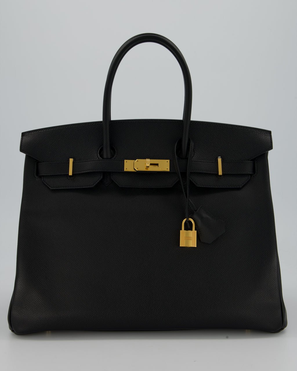 Hermes Hermès Birkin 35cm Bag in Black Epsom Leather and Gold Hardware