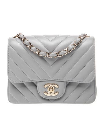 Classic Chevron Mini Square Flap Bag