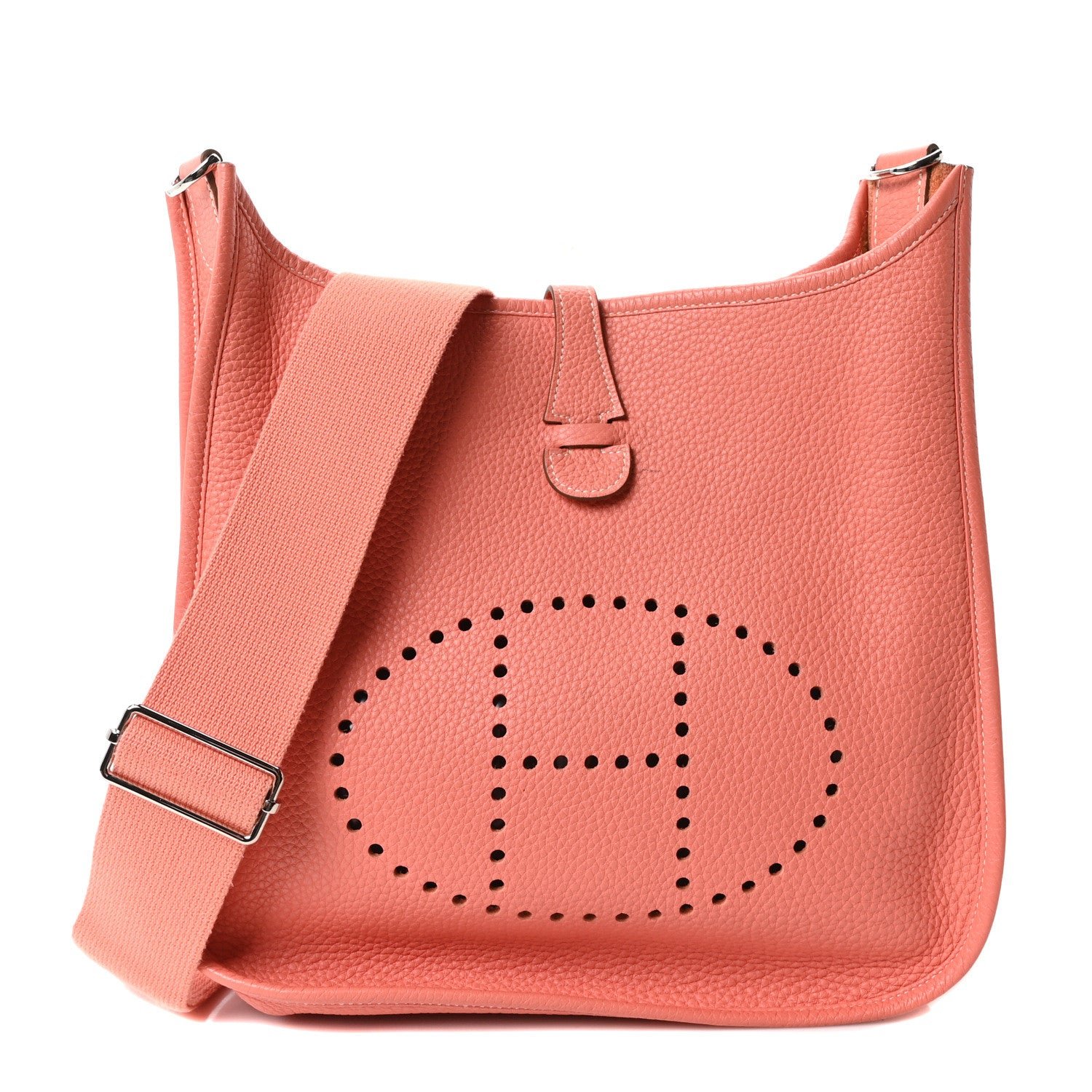Hermes Taurillon Clemence Evelyne III PM Crevette