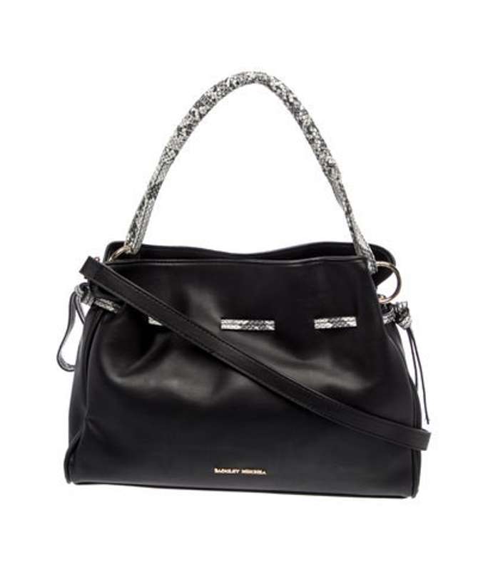 Badgley Mischka Mischka Leather Top Handle Bag