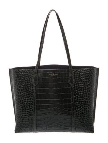 Embossed Leather Shoulder Bag