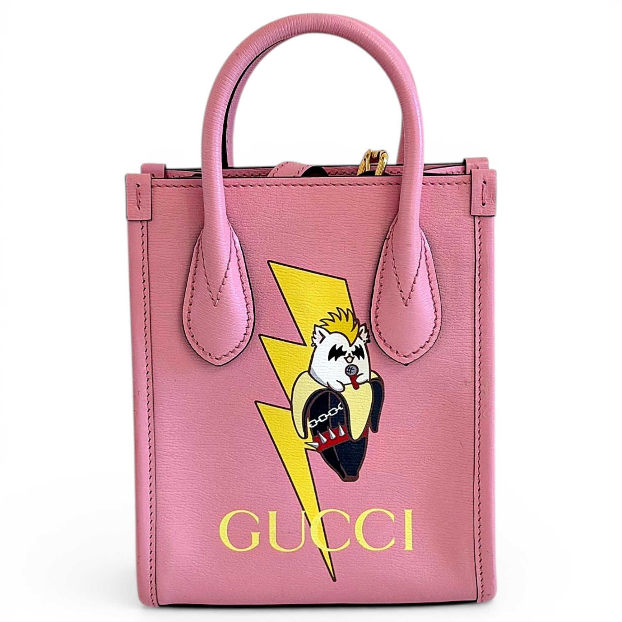 Leather tote