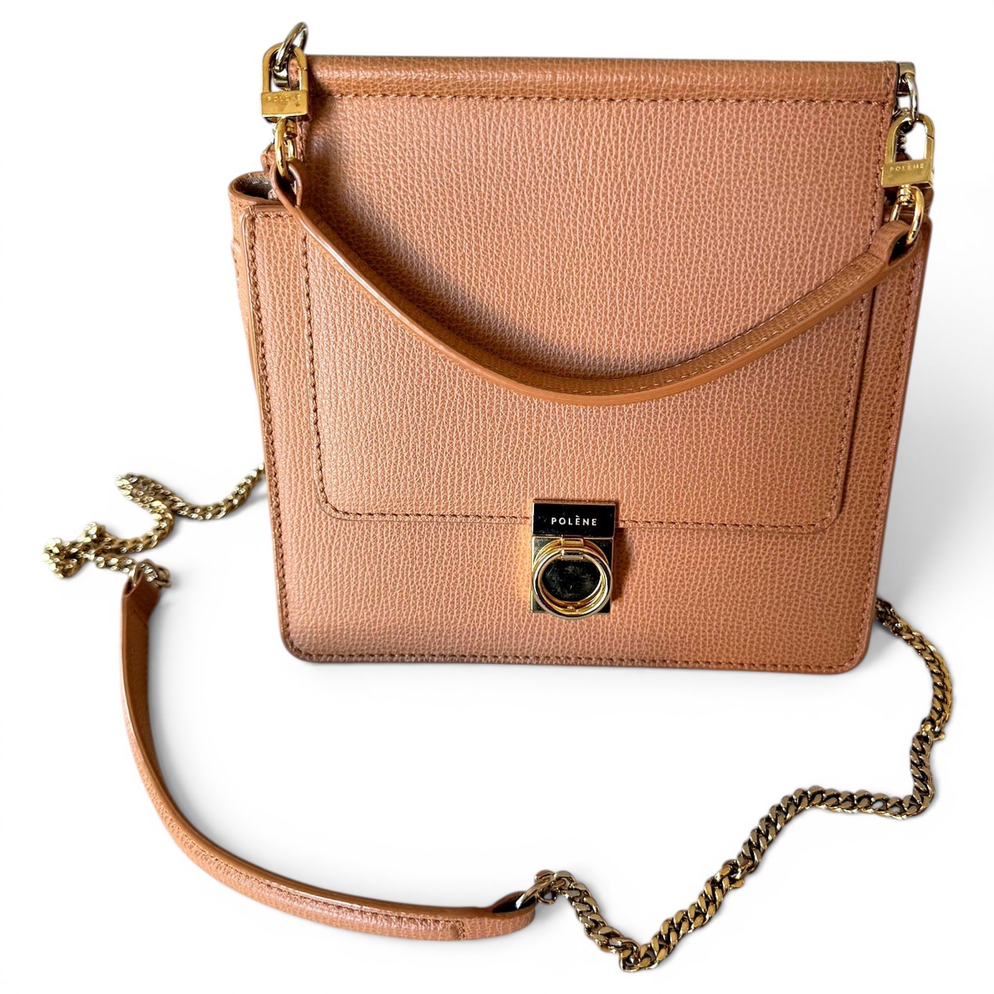 Numéro sept mini leather handbag