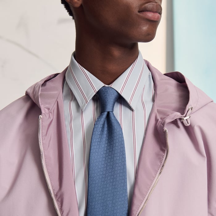 Bleu Jean Faconnee H 24 Tie