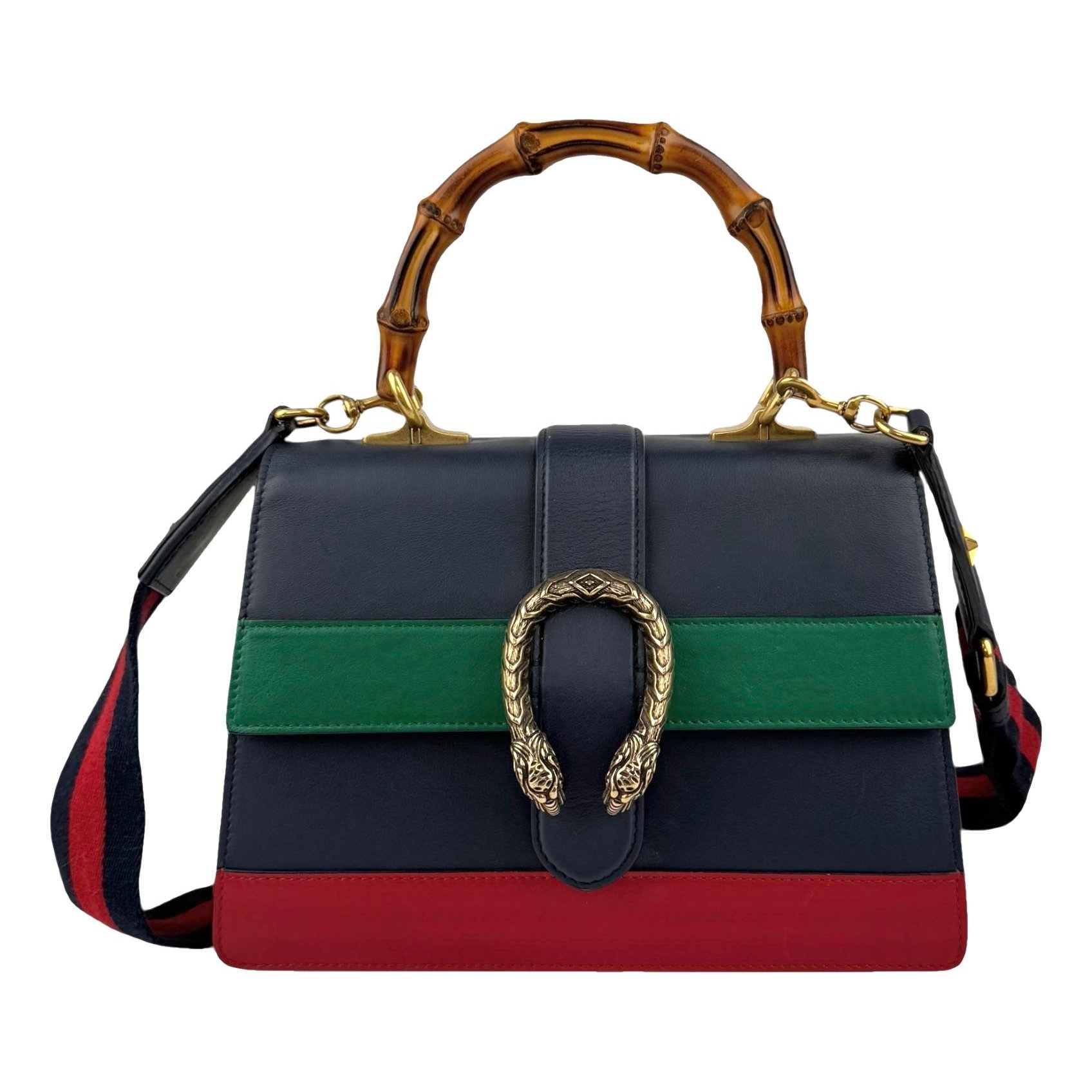 Dionysus Bamboo leather handbag