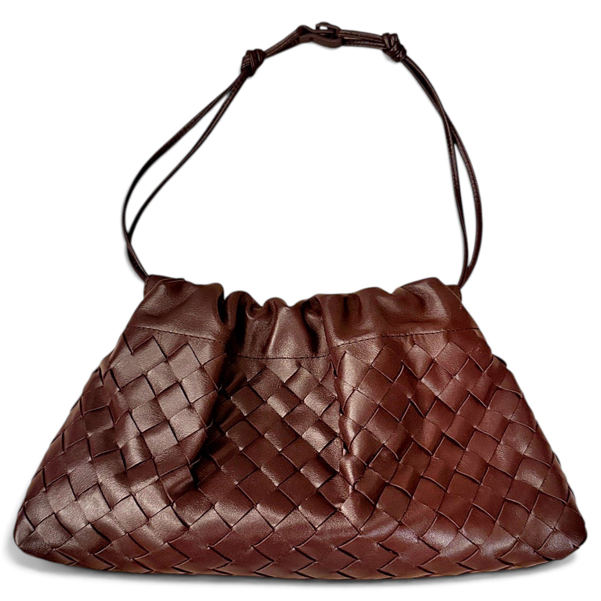 Dustbag leather handbag