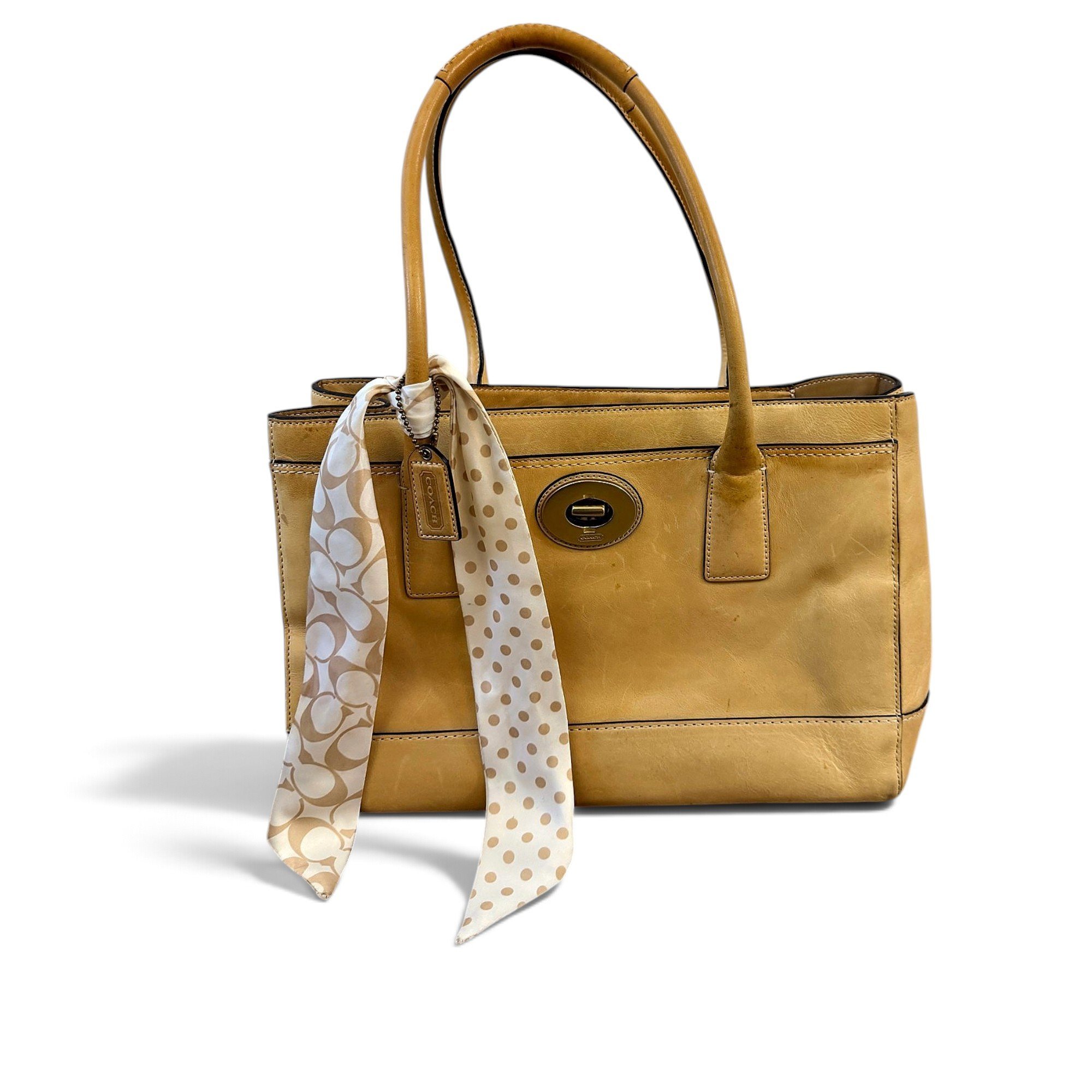 Leather handbag