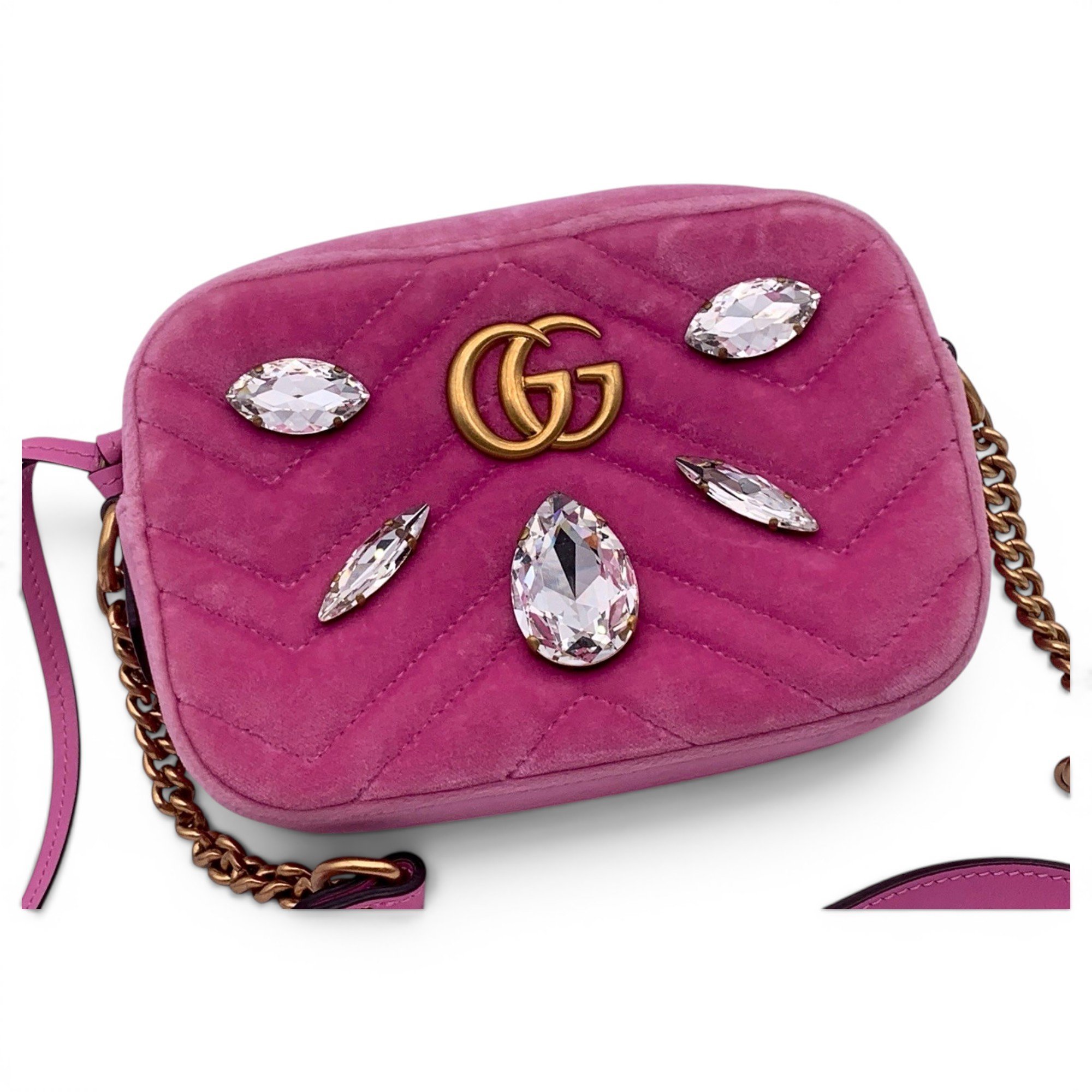 GG Marmont velvet handbag