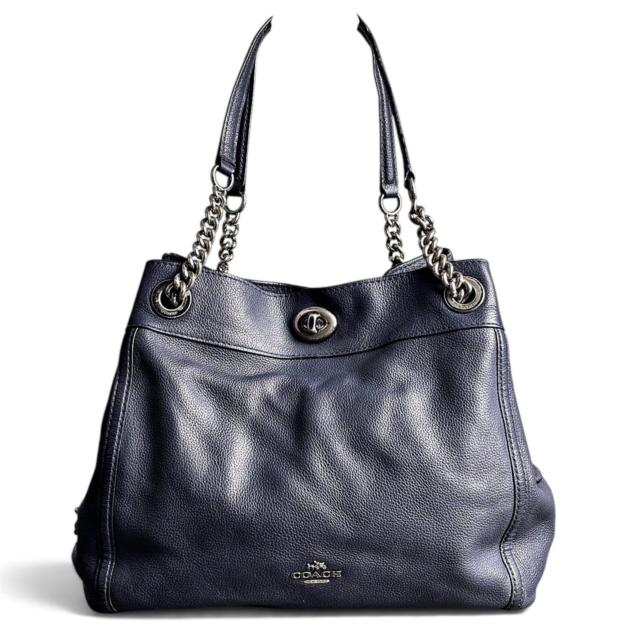 Edie leather handbag
