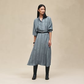 "Cahier du Colporteur" straight skirt