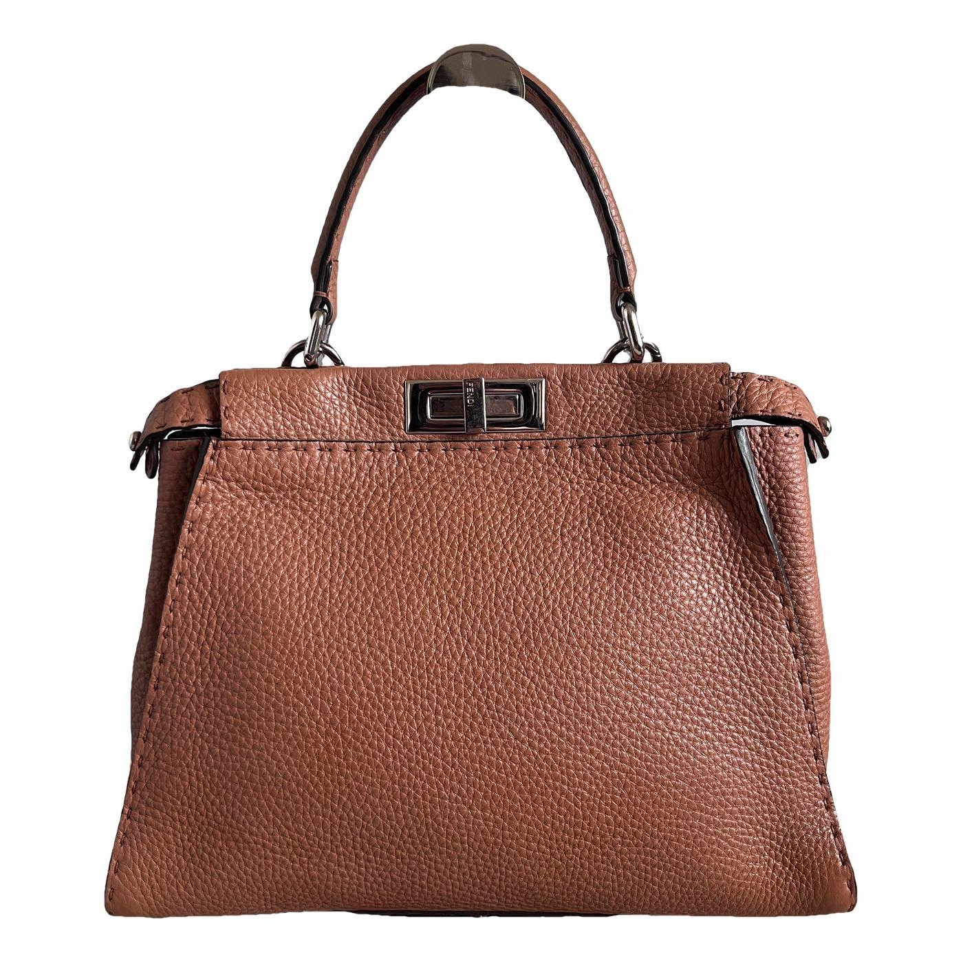 Peekaboo leather handbag