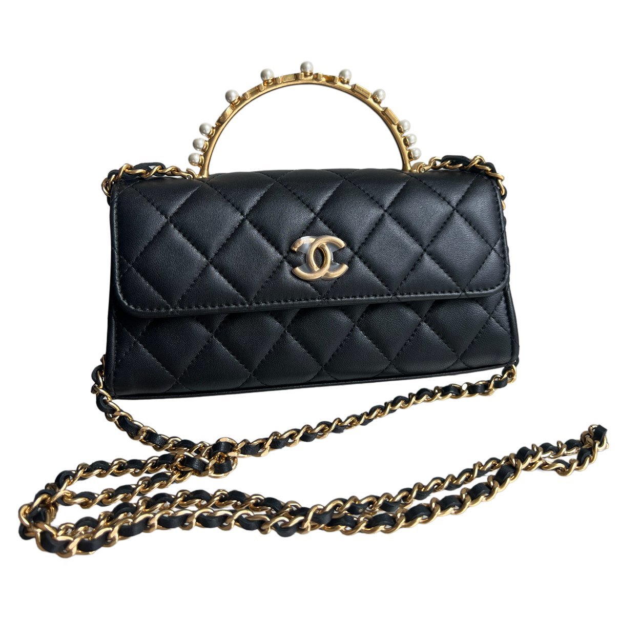 Timeless Classique Top Handle leather crossbody bag