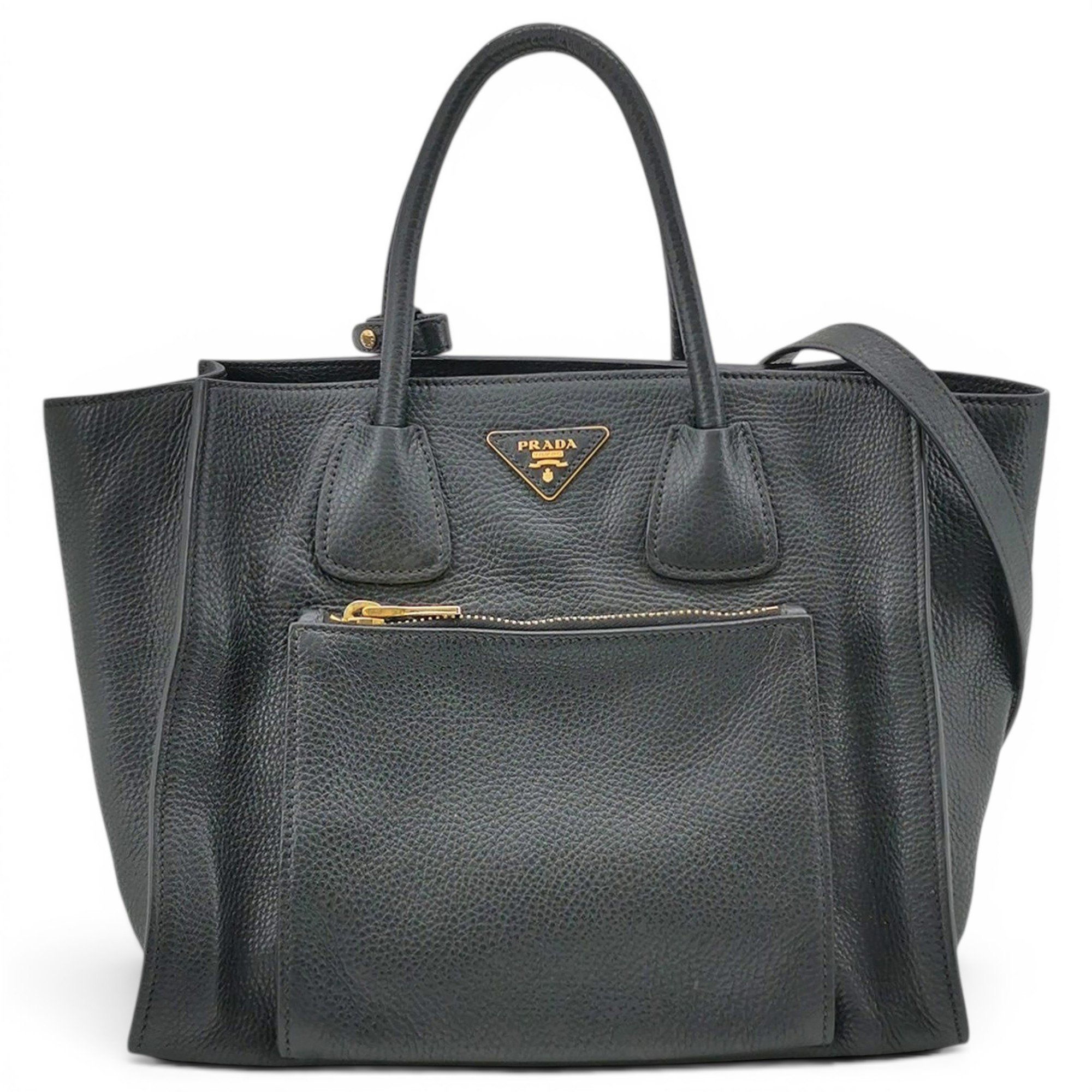 Leather handbag