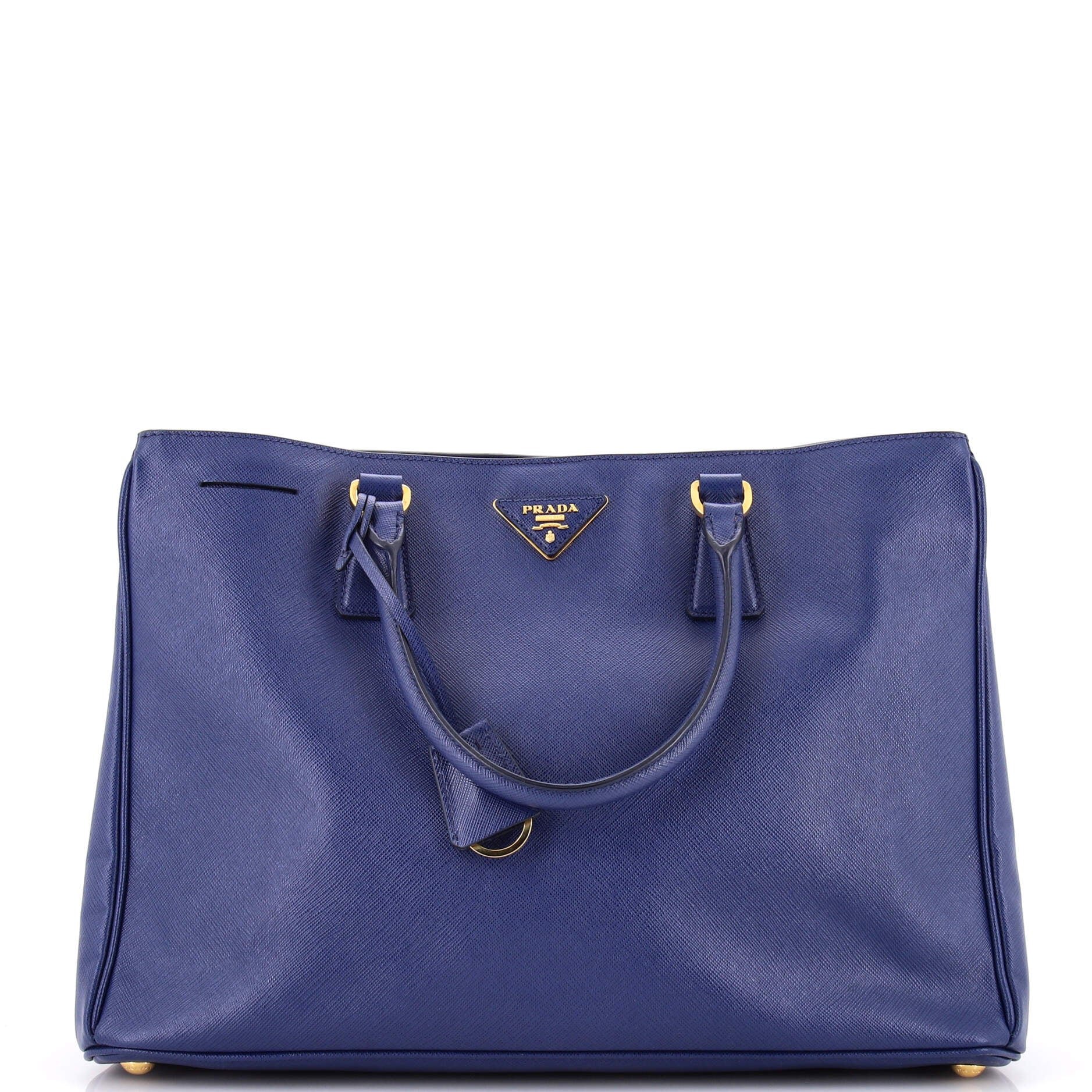 Lux Open Tote Saffiano Leather Large