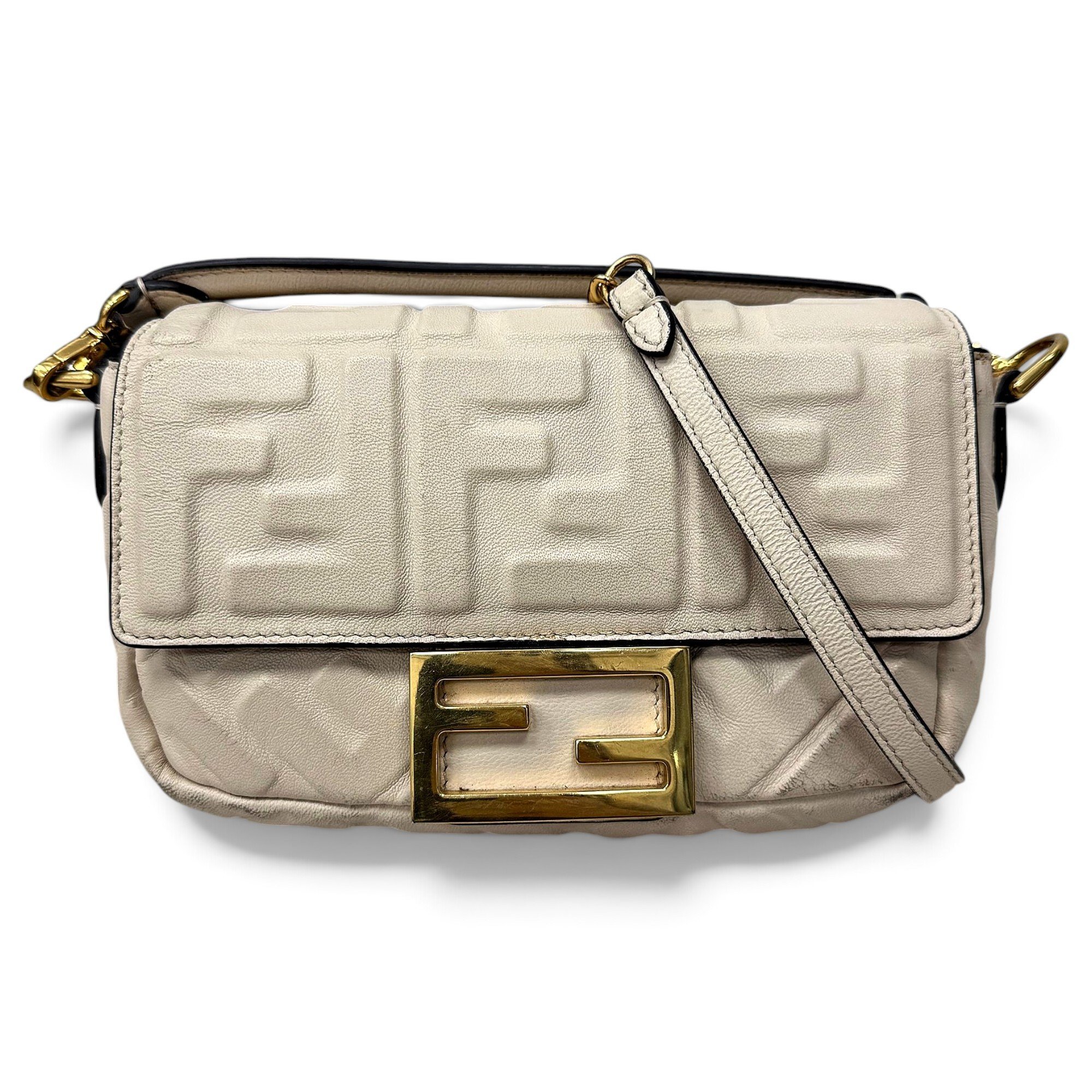 Baguette leather handbag