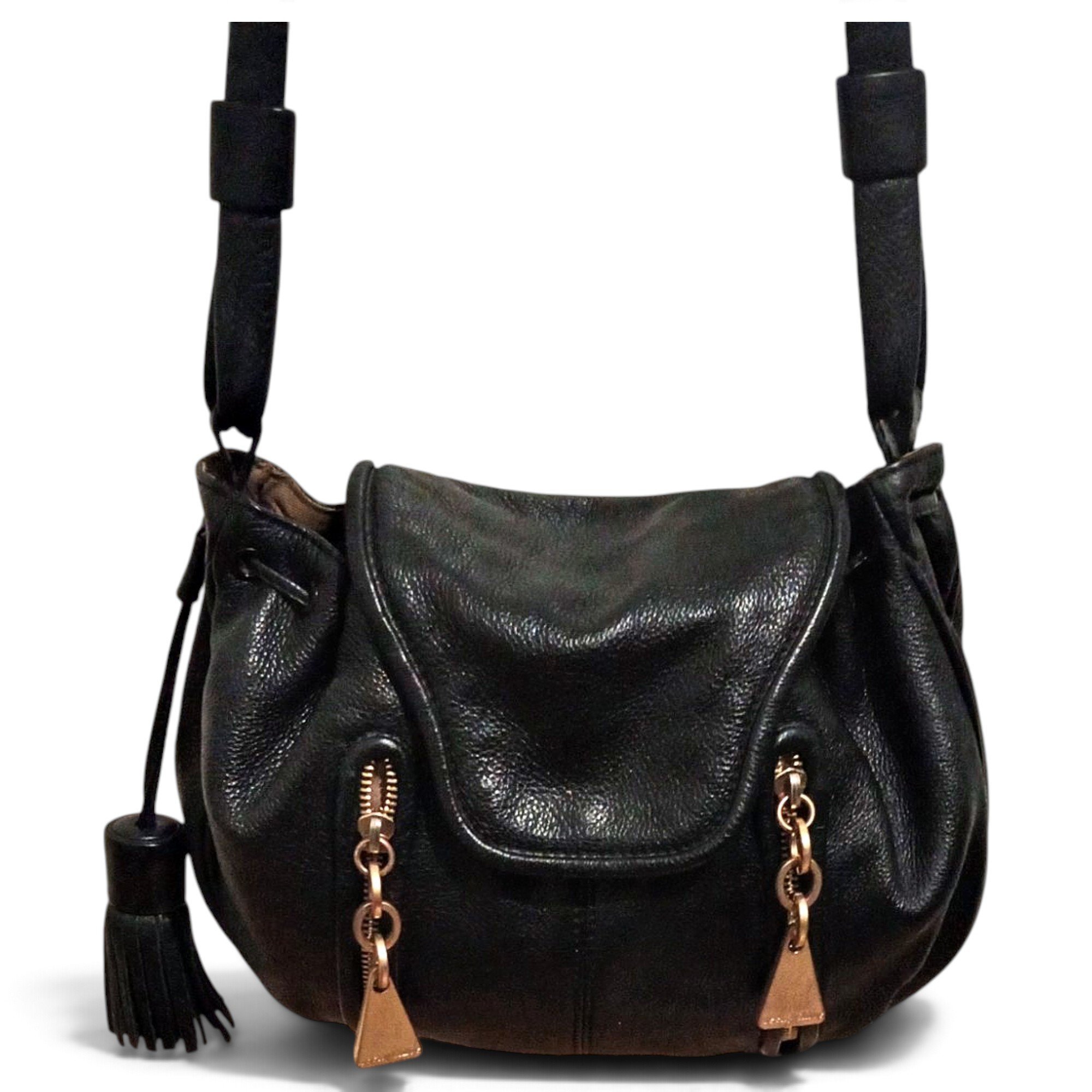 Leather crossbody bag