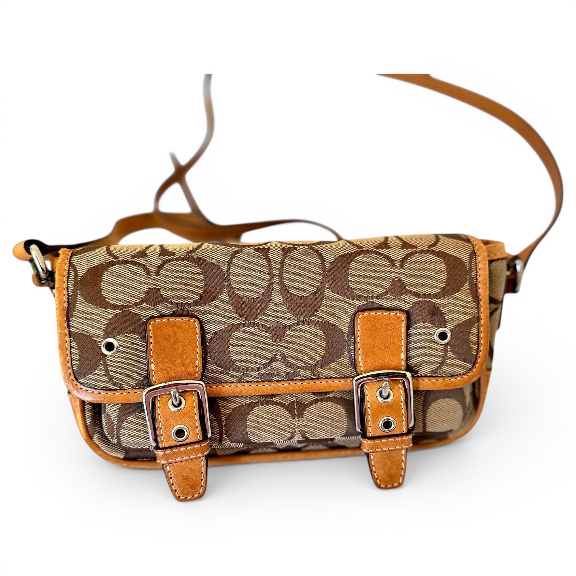 Smooth Crossbody leather crossbody bag
