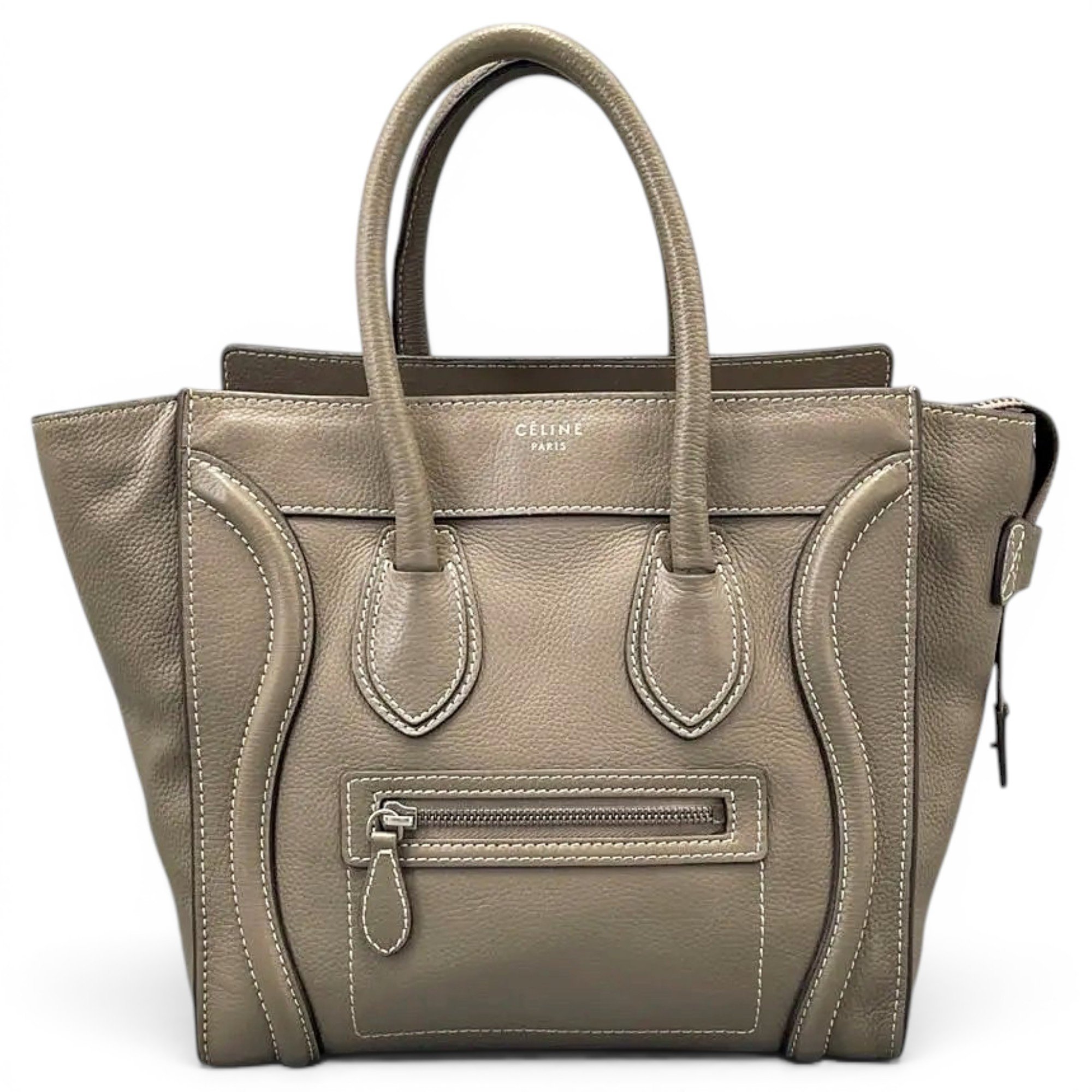 Luggage leather handbag
