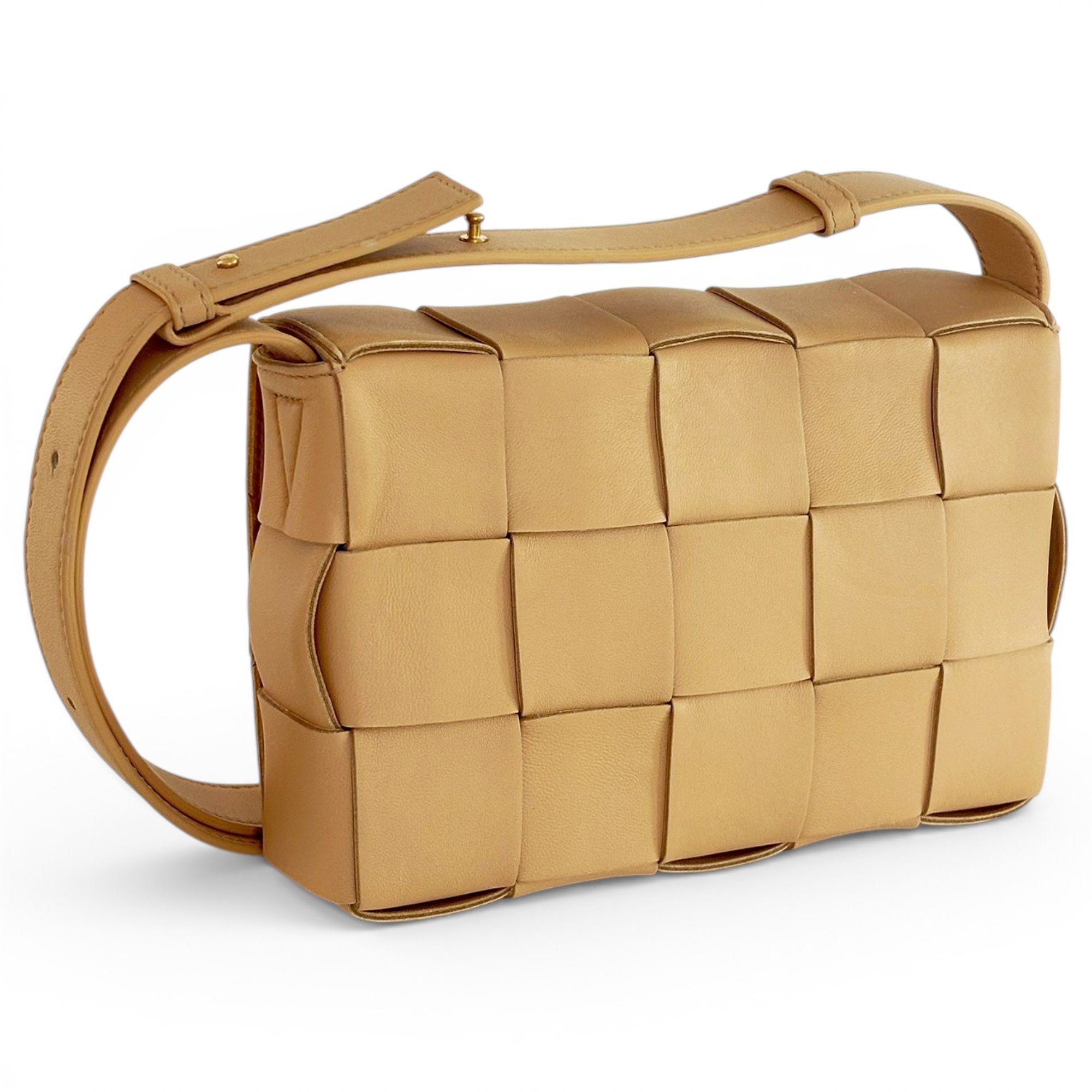 Cassette leather crossbody bag
