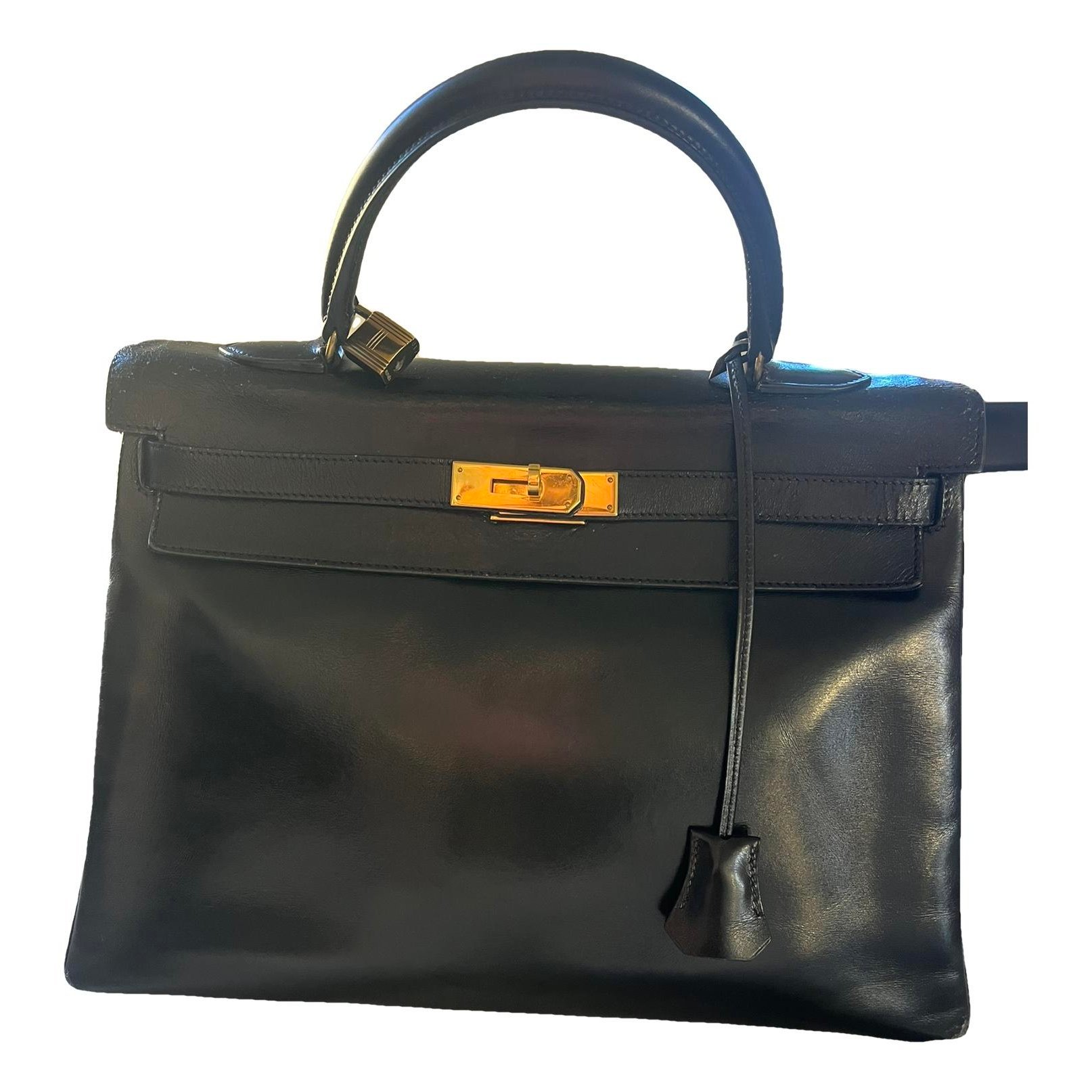 Kelly 35 leather handbag