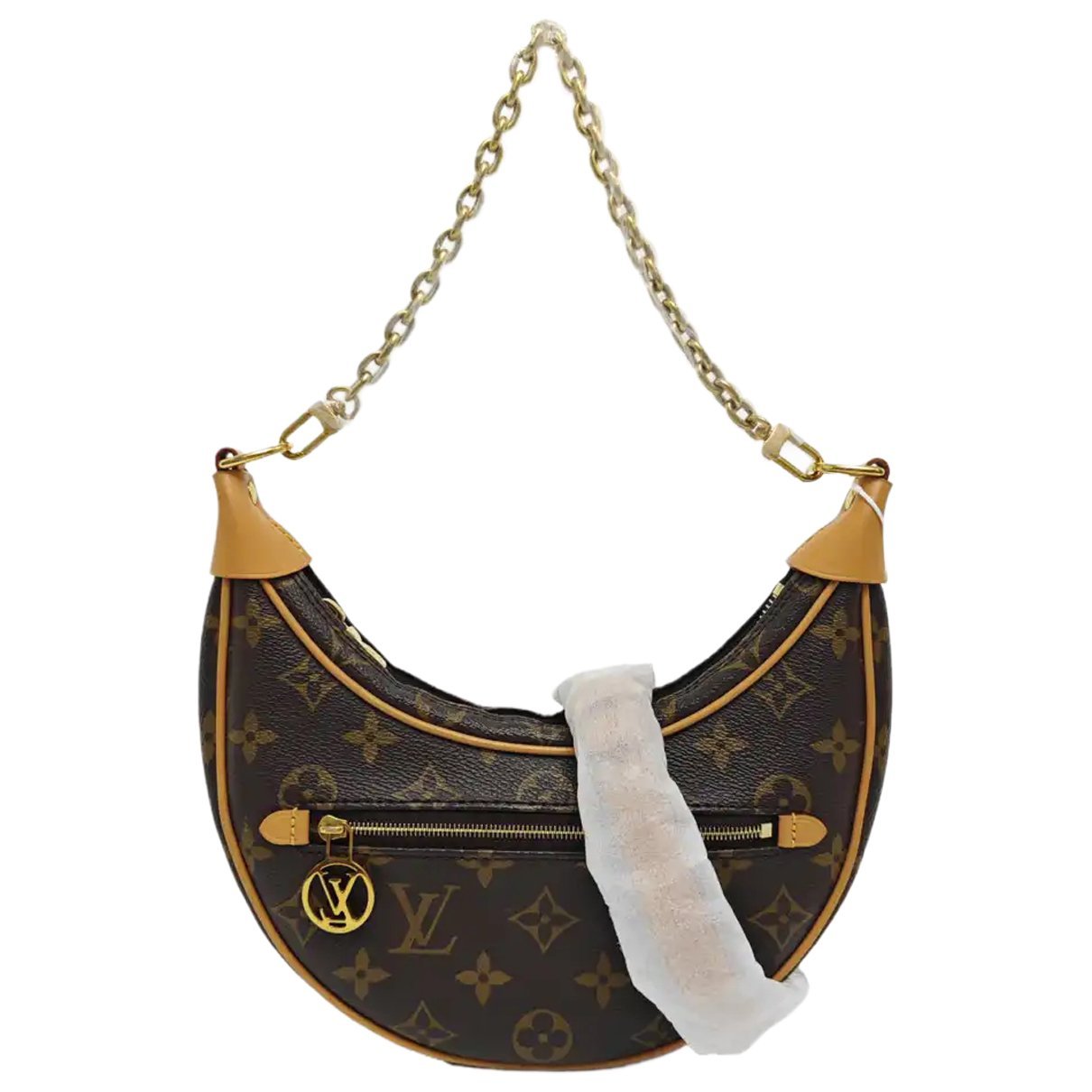 Loop leather crossbody bag