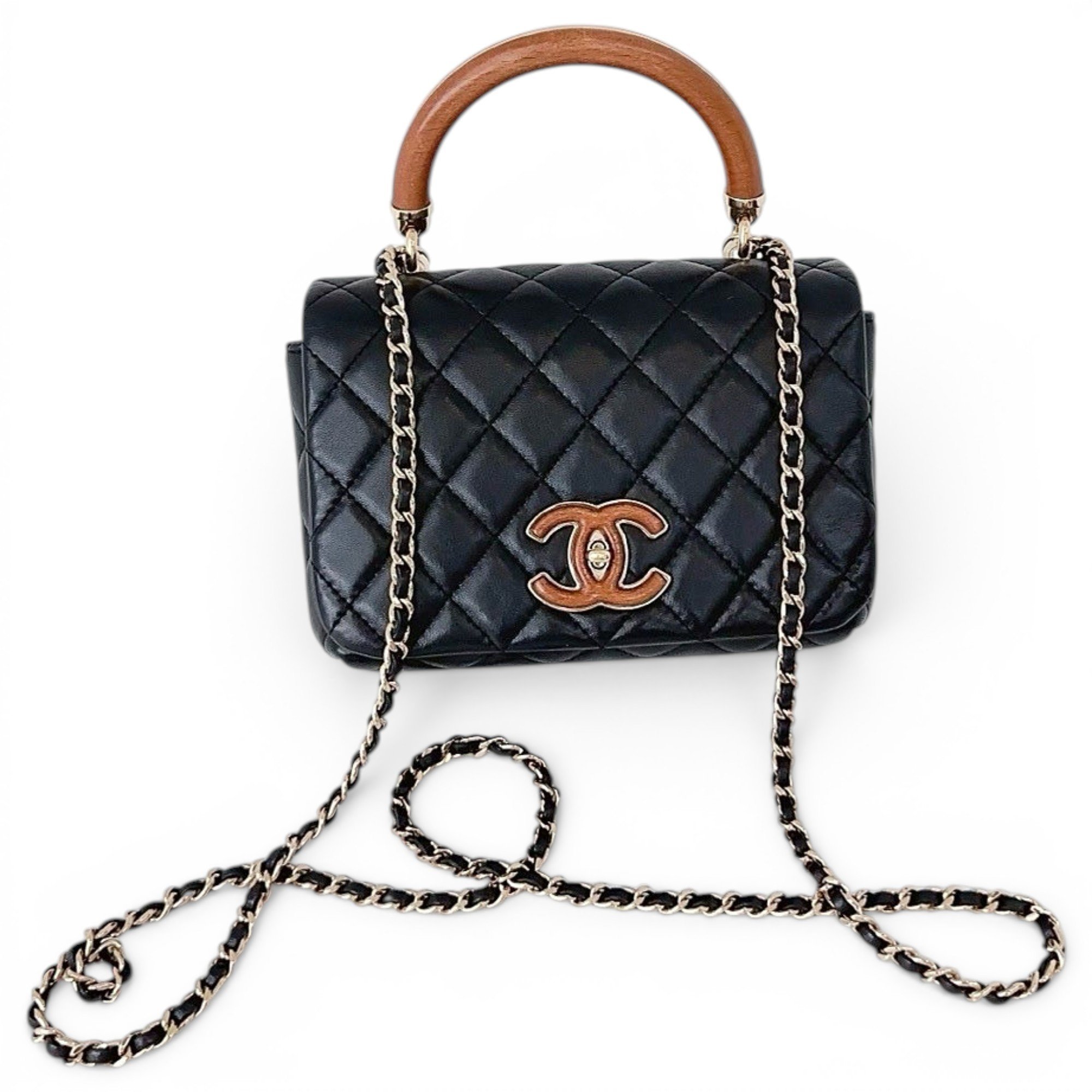 Coco Handle leather handbag