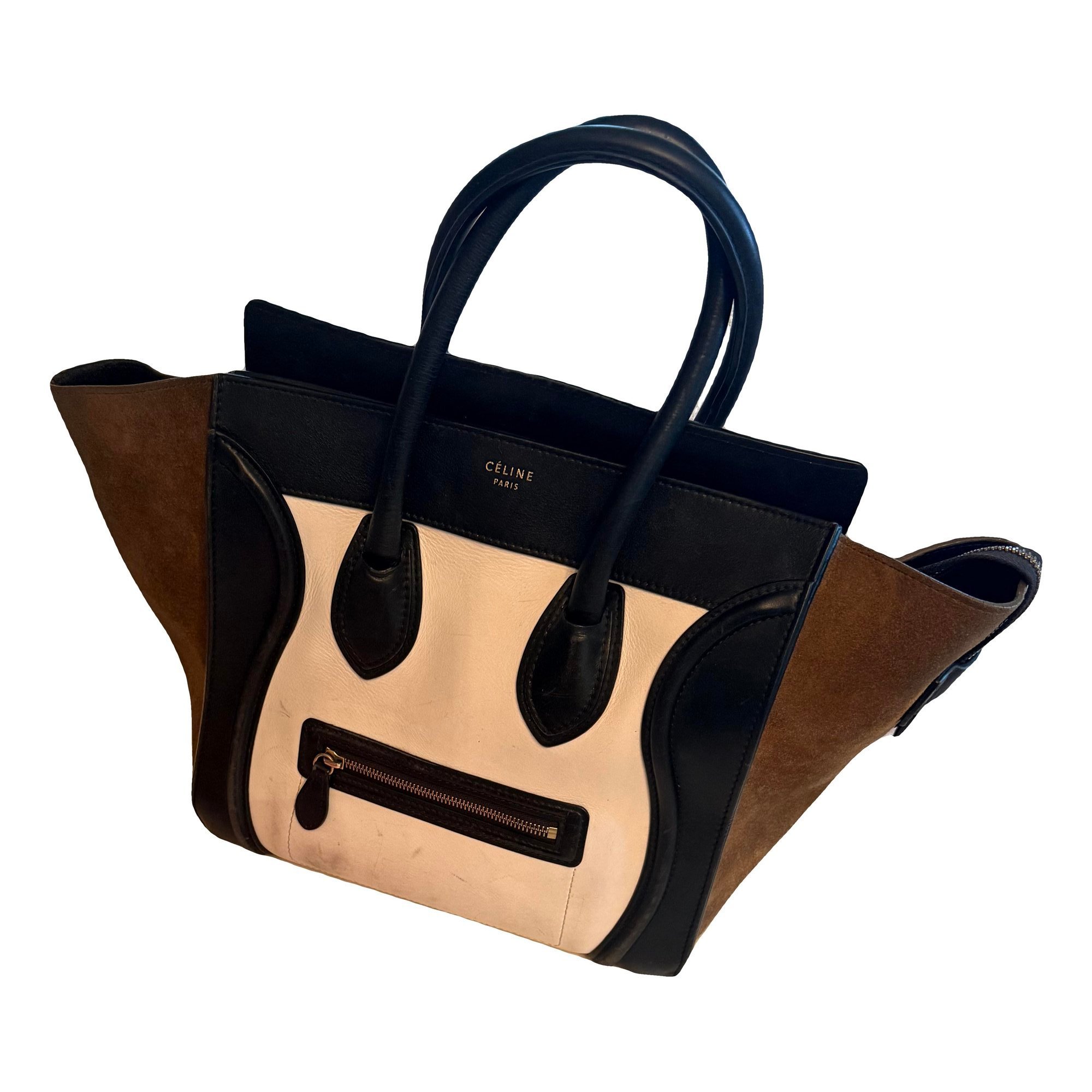Luggage leather handbag