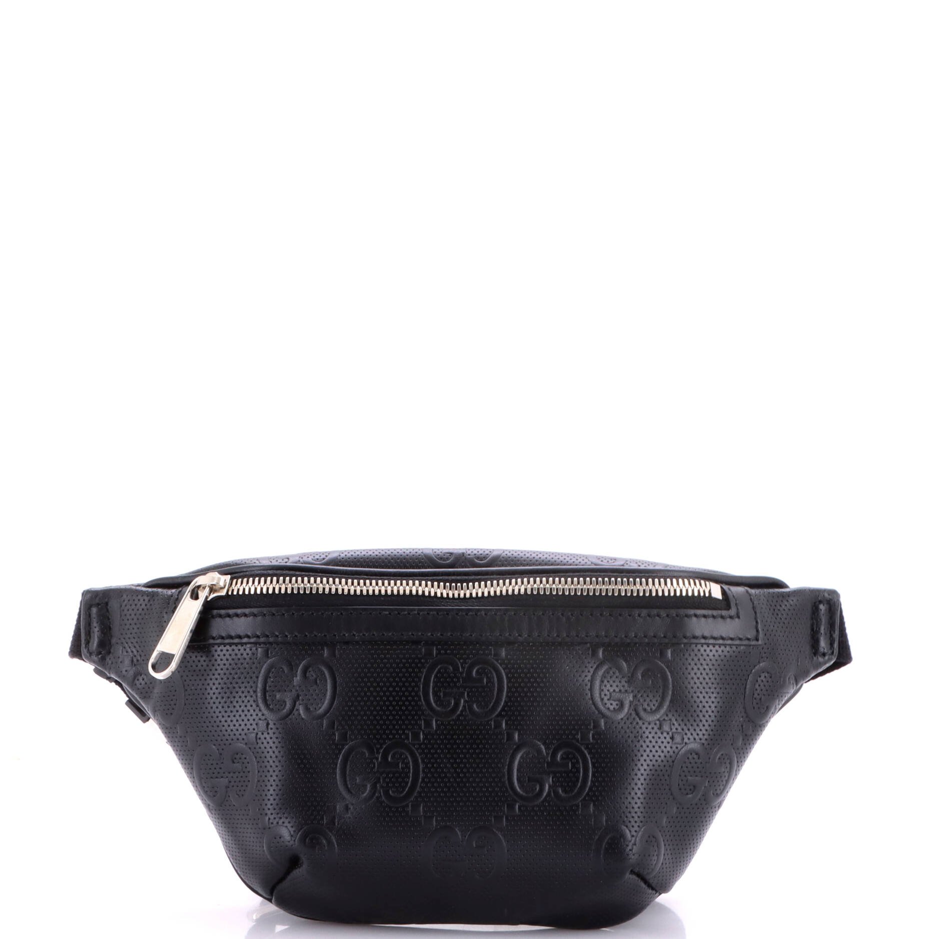 Belt Bag GG Embossed Perforated Leather Small