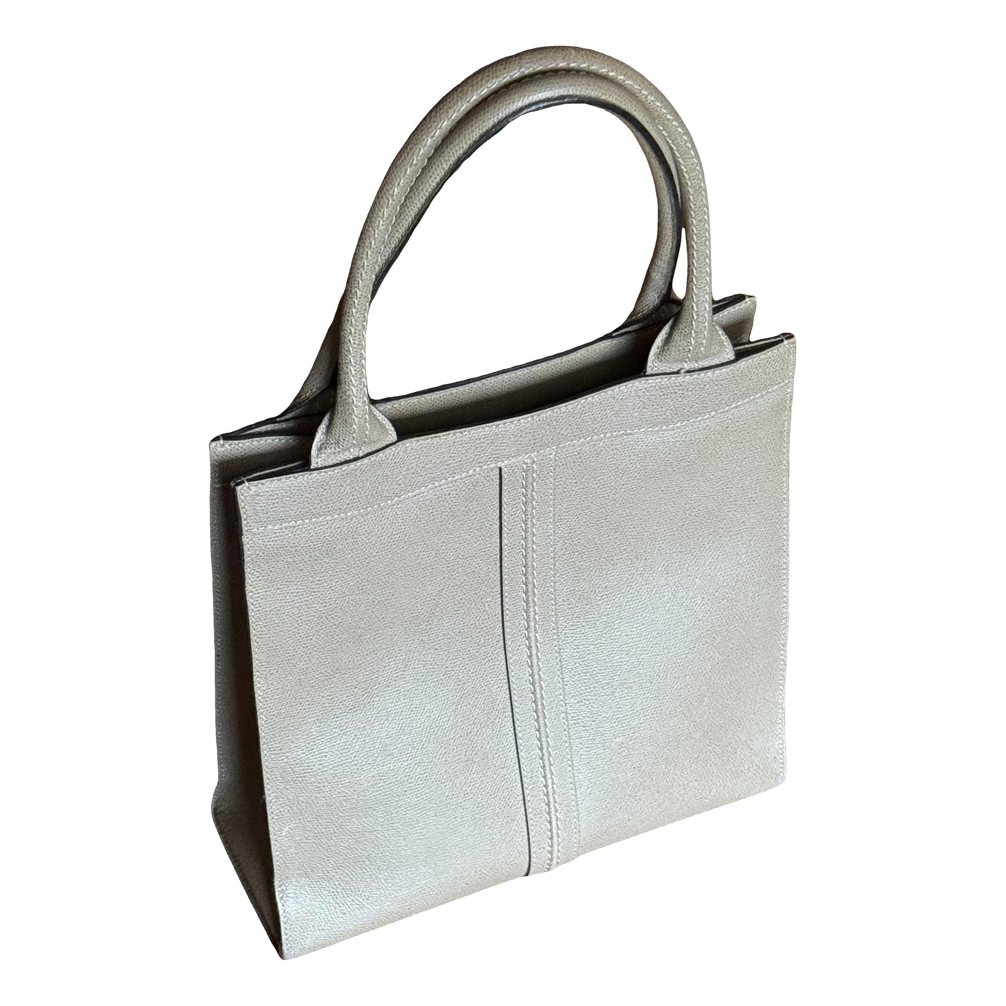 Leather tote