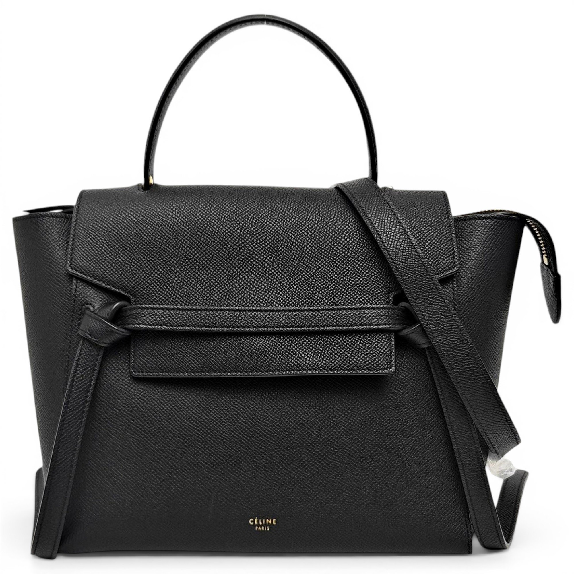 Belt leather handbag