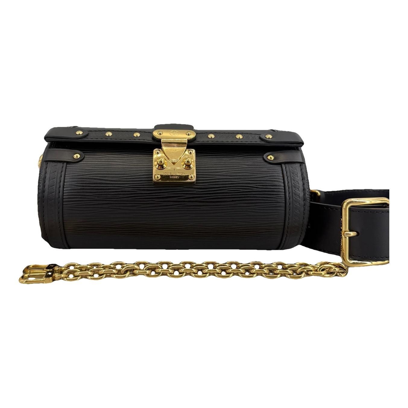 Papillon Trunk leather handbag