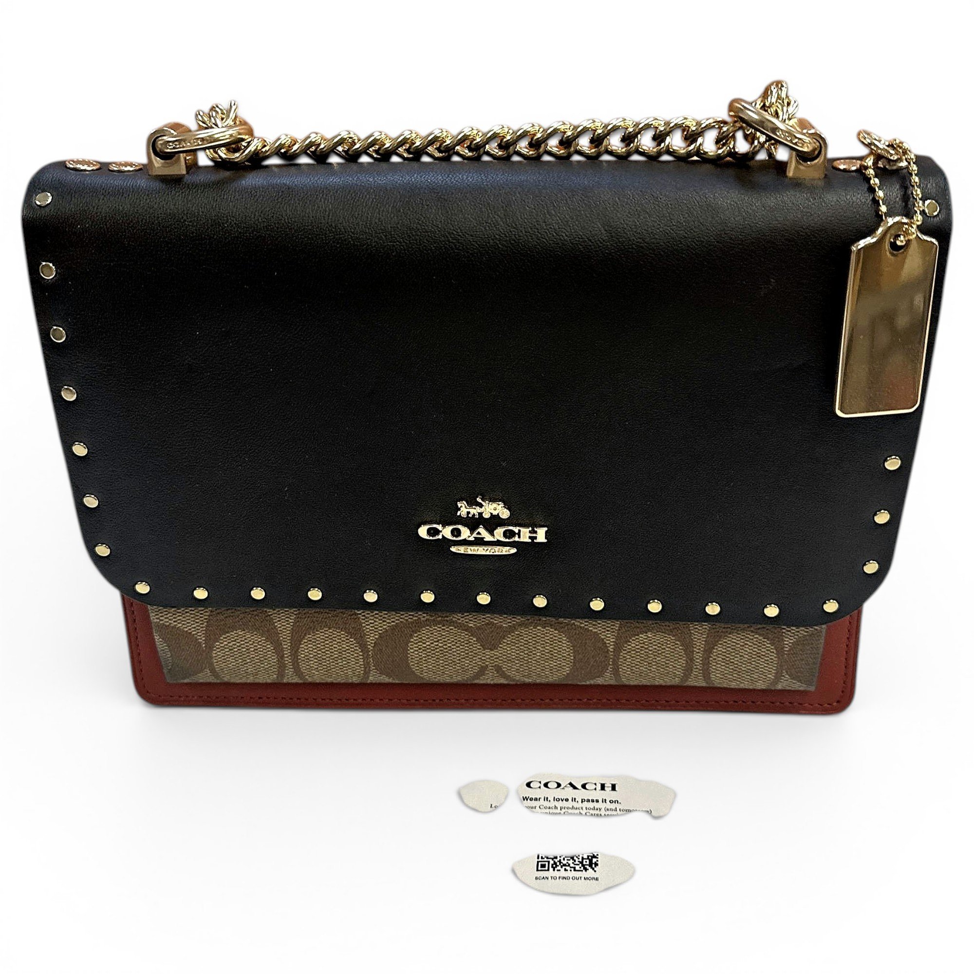 Leather handbag