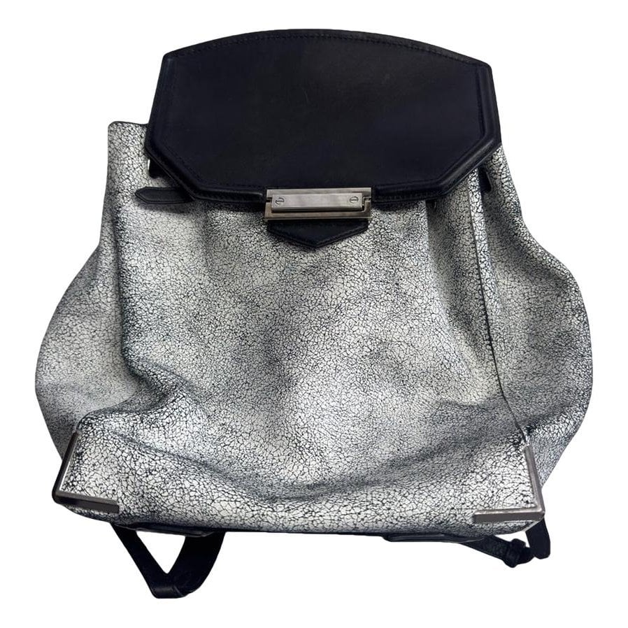 Leather backpack