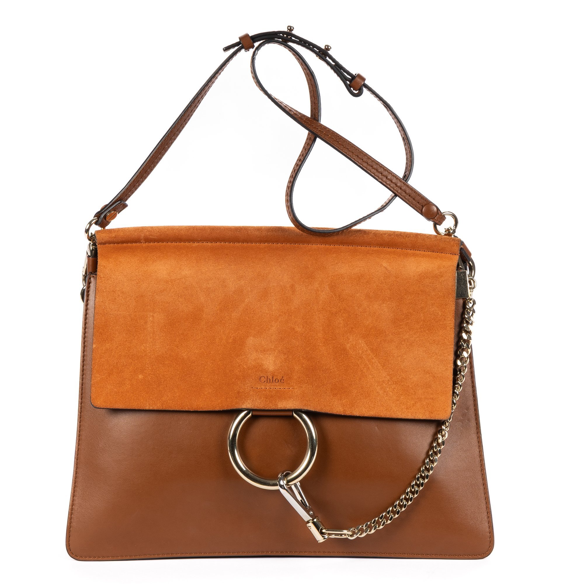 Faye leather handbag