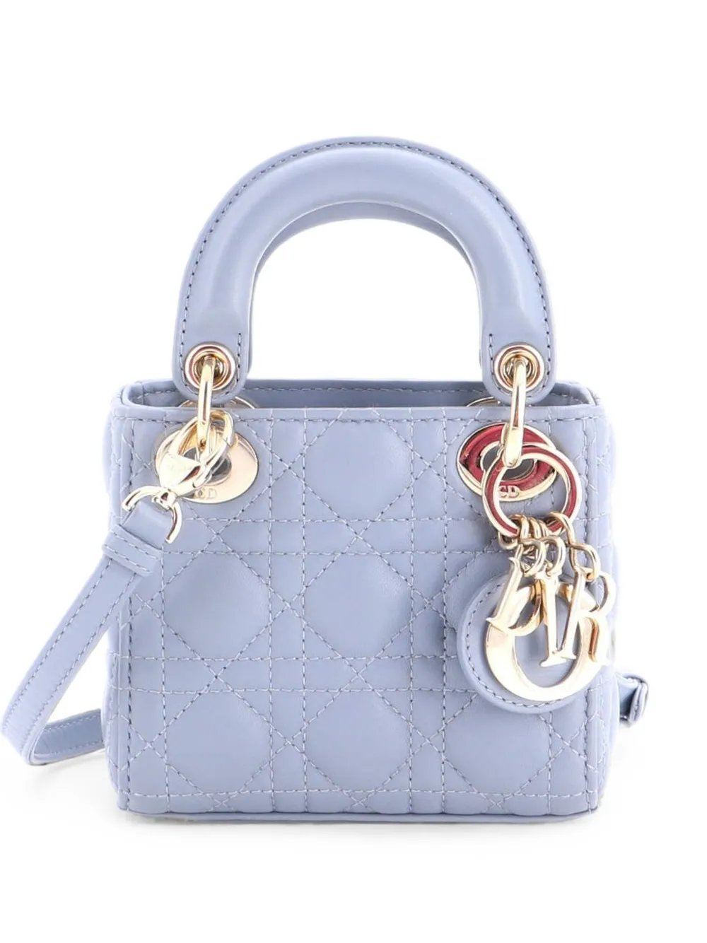 Dior Lady Dior Bag Cannage Quilt Lambskin Micro shoulder bag