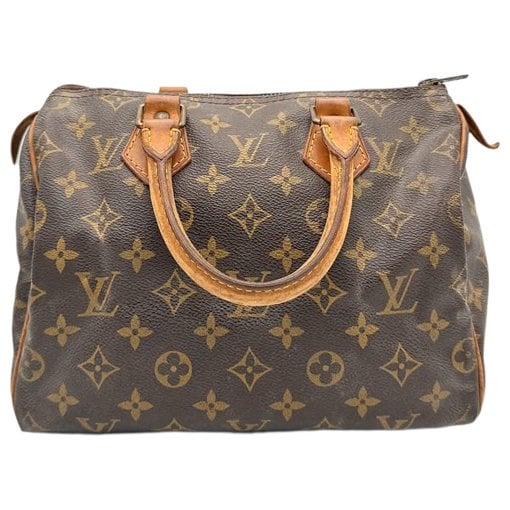 Speedy leather handbag