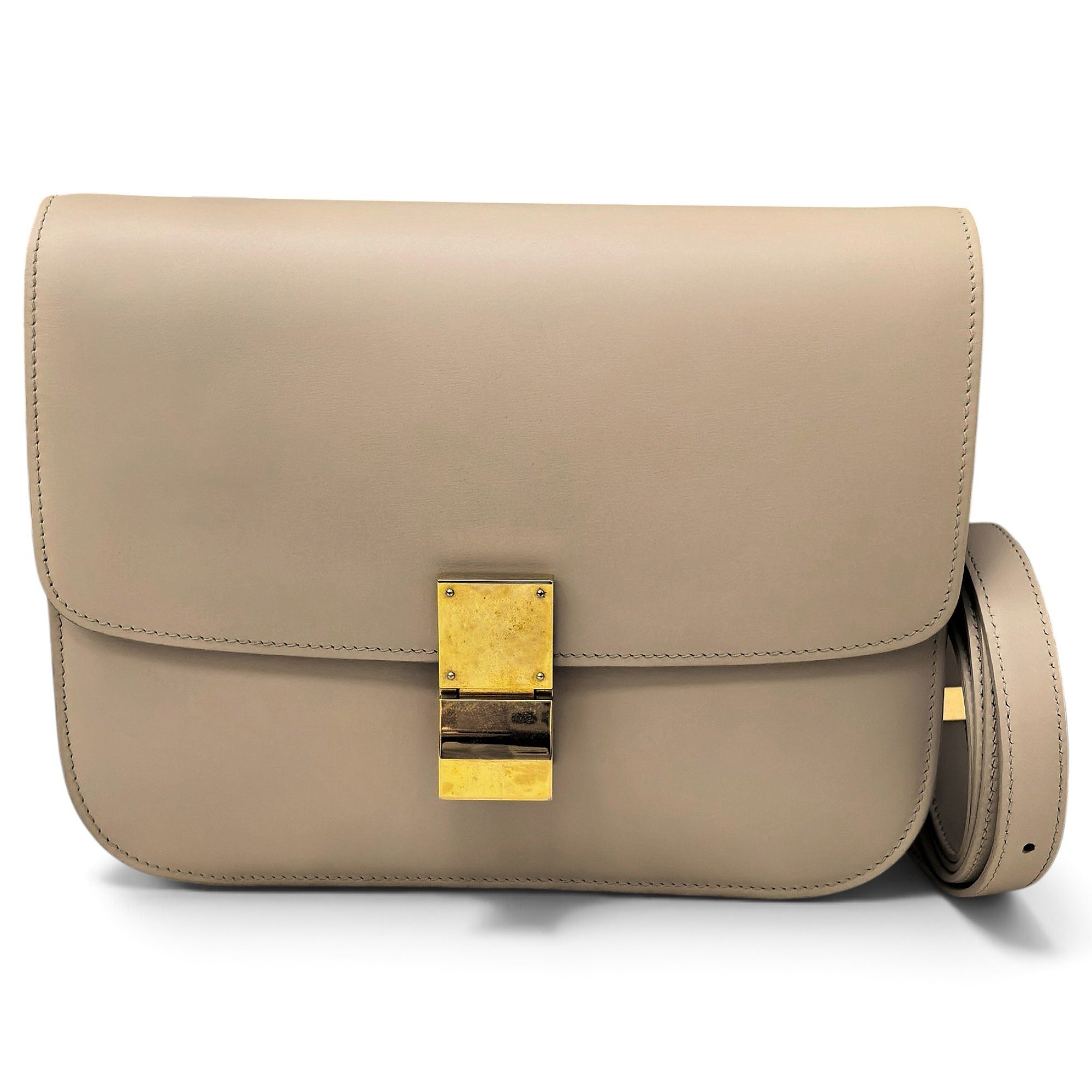Classic leather handbag
