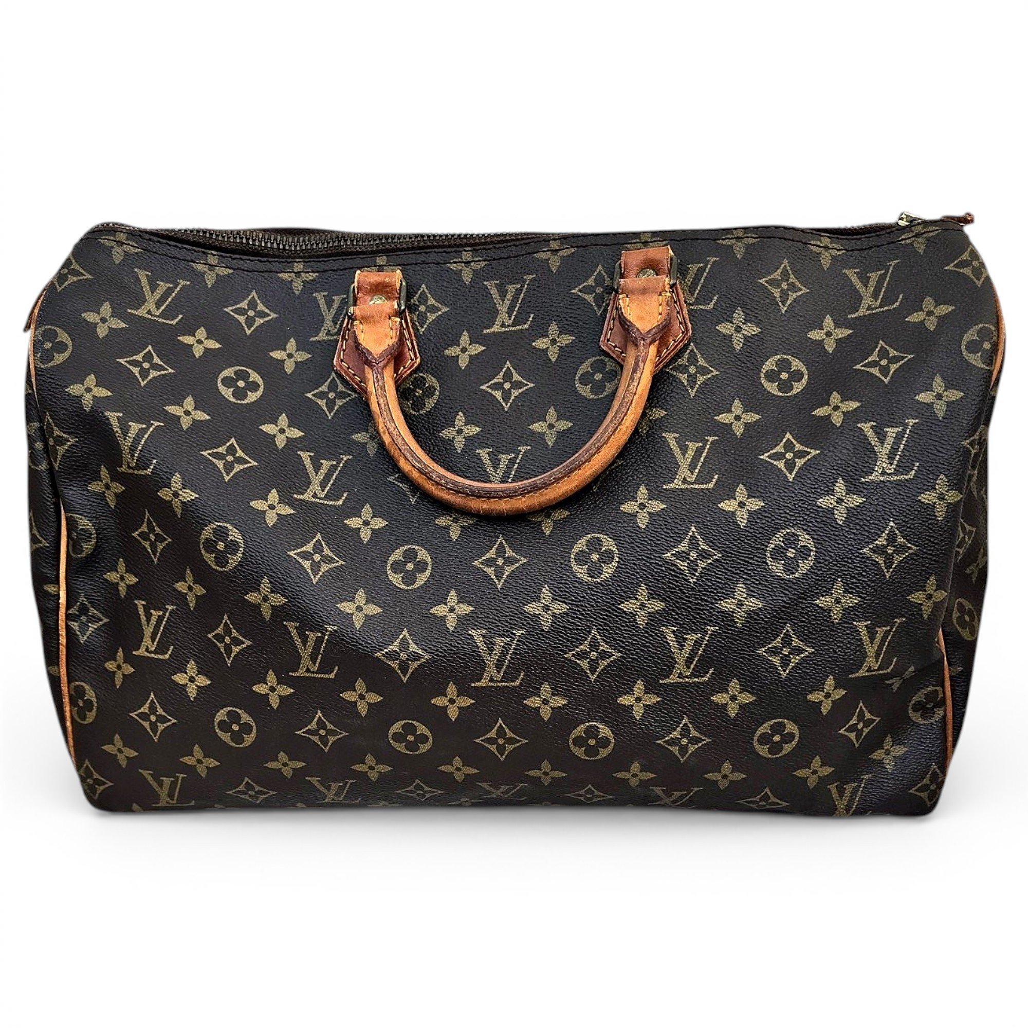 Speedy leather handbag