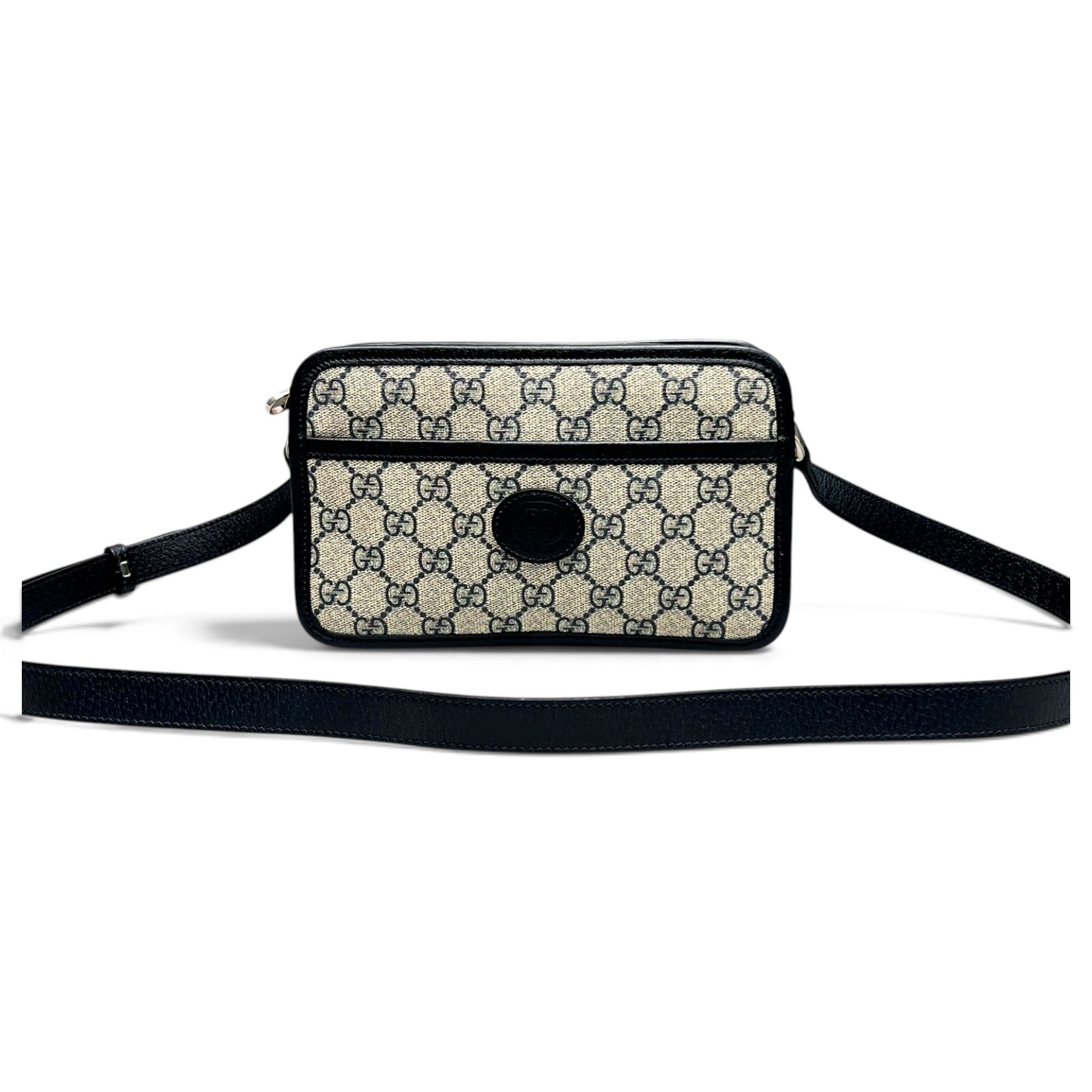 Ophidia GG leather crossbody bag