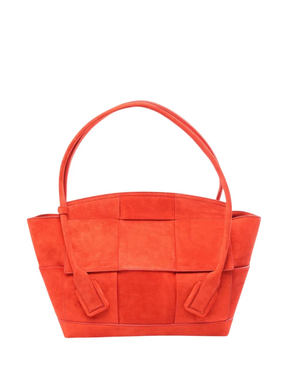 2019 Medium Suede Maxi Intrecciato Arco Bag tote bag